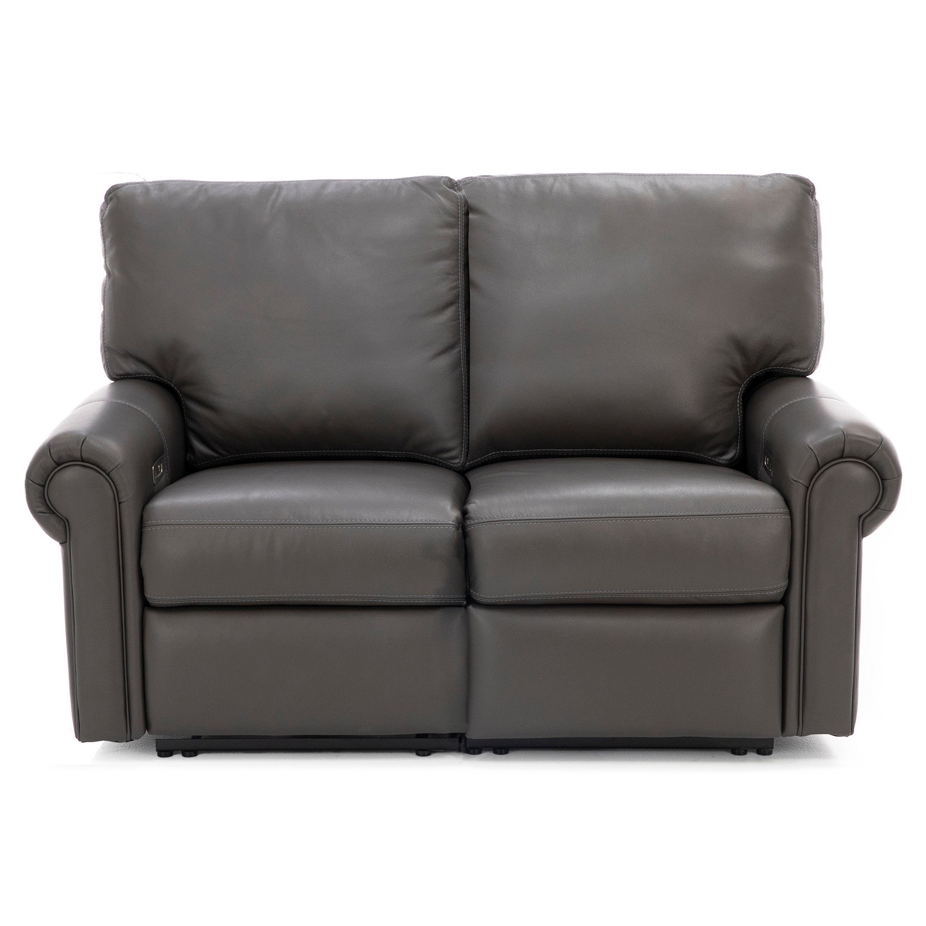 Design and Recline Fairfax Leather Power Reclining Loveseat
