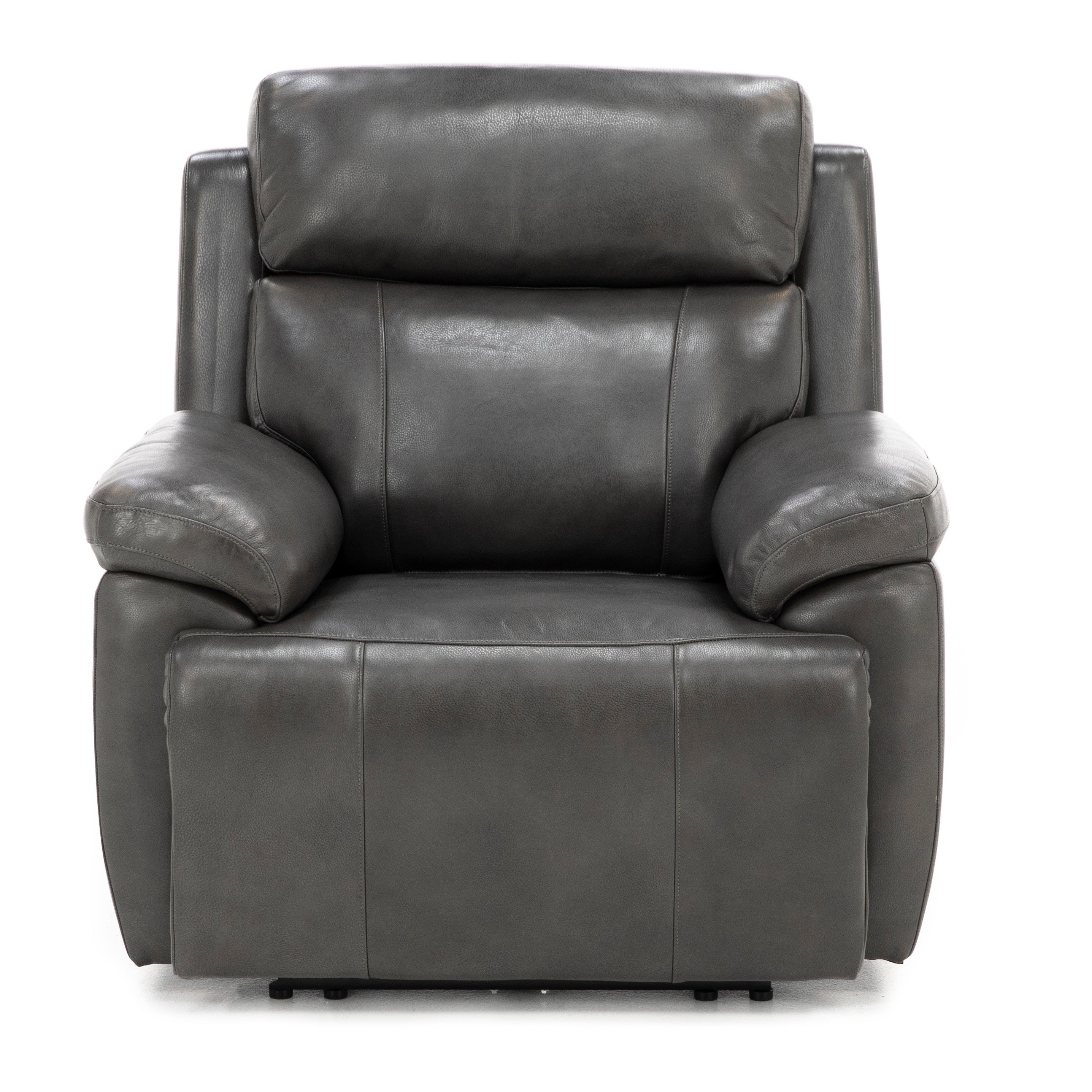 Direct Designs Evanston Leather Fully Loaded Recliner with Air Massage and Heat