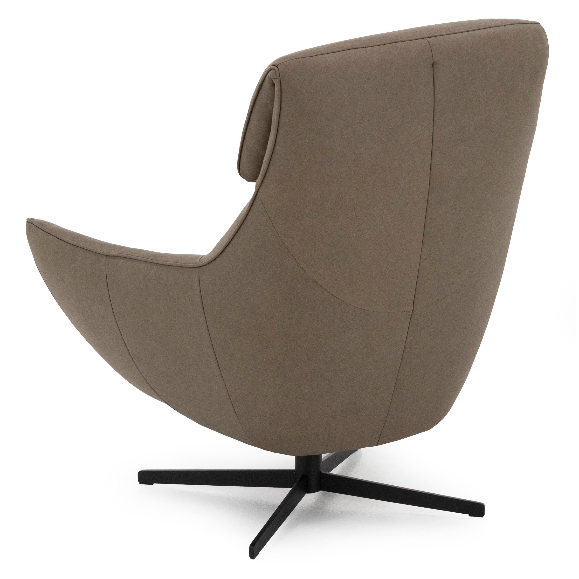 Holden Leather Swivel Chair