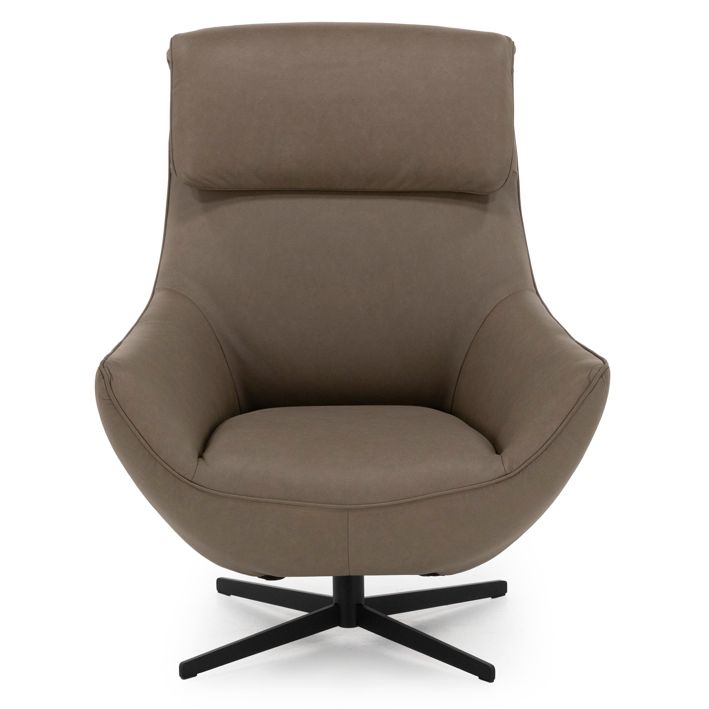 Holden Leather Swivel Chair