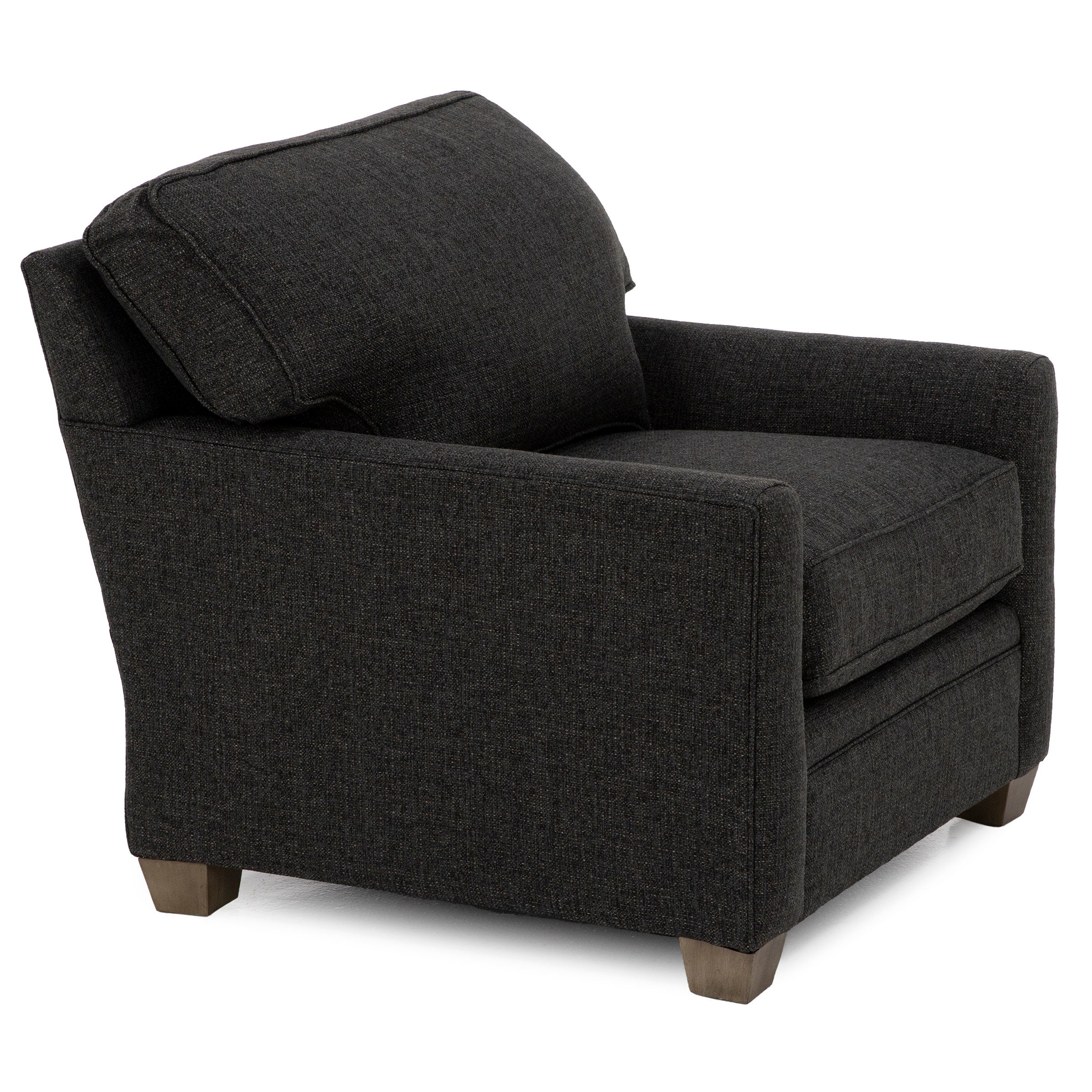 Benson Pleated Arm Chair in Zinc
