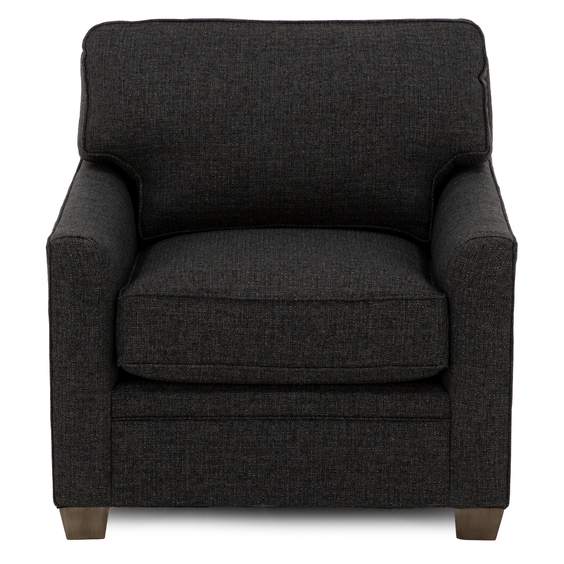 Benson Pleated Arm Chair in Zinc