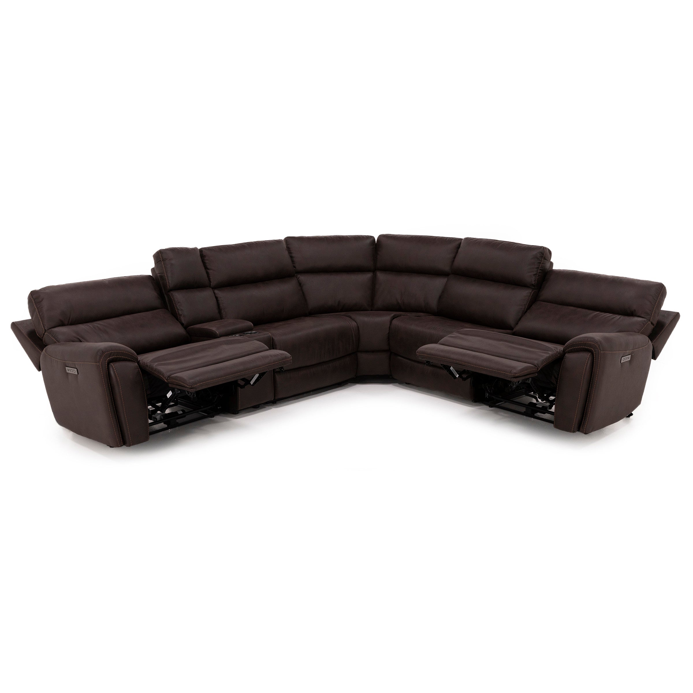 Dutton 6-Pc. Power Headrest Wall Saver Reclining Modular