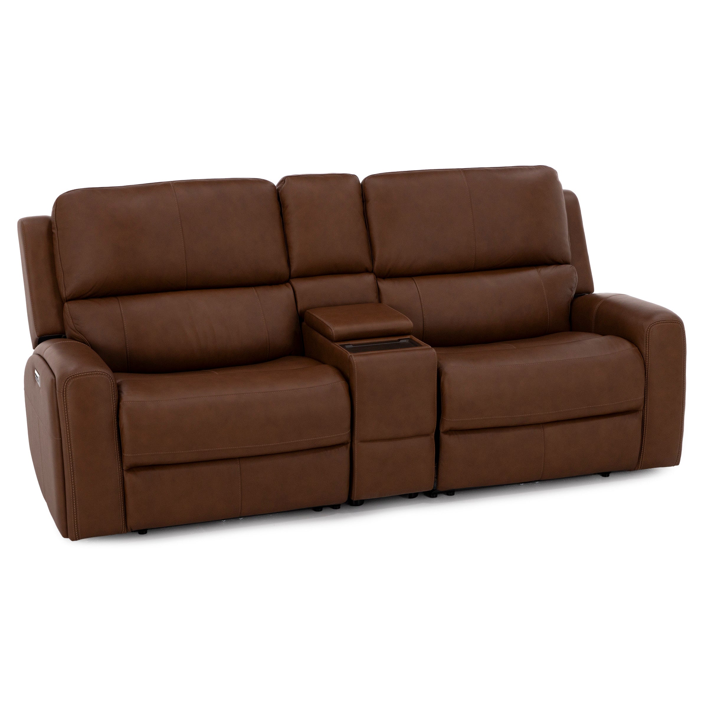 Flexsteel Landon 3-Pc. Leather Fully Loaded Zero Gravity Reclining Sofa