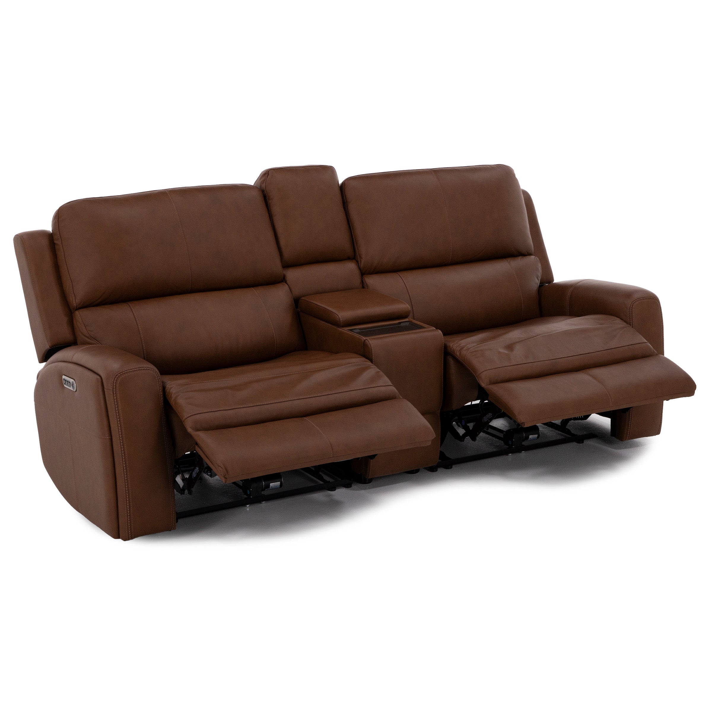 Flexsteel Landon 3-Pc. Leather Fully Loaded Zero Gravity Reclining Sofa