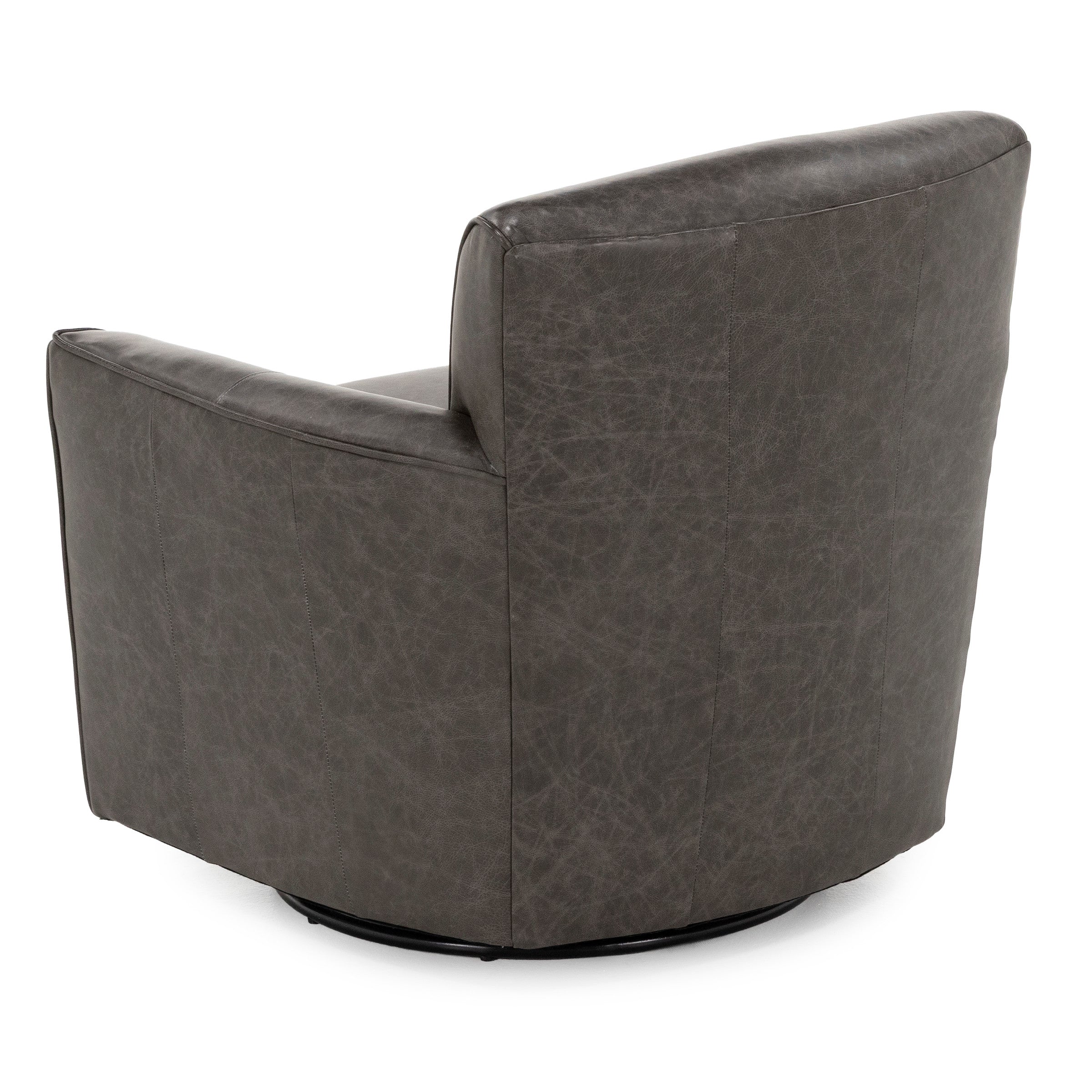 Flexsteel Kingman Leather Swivel Glider