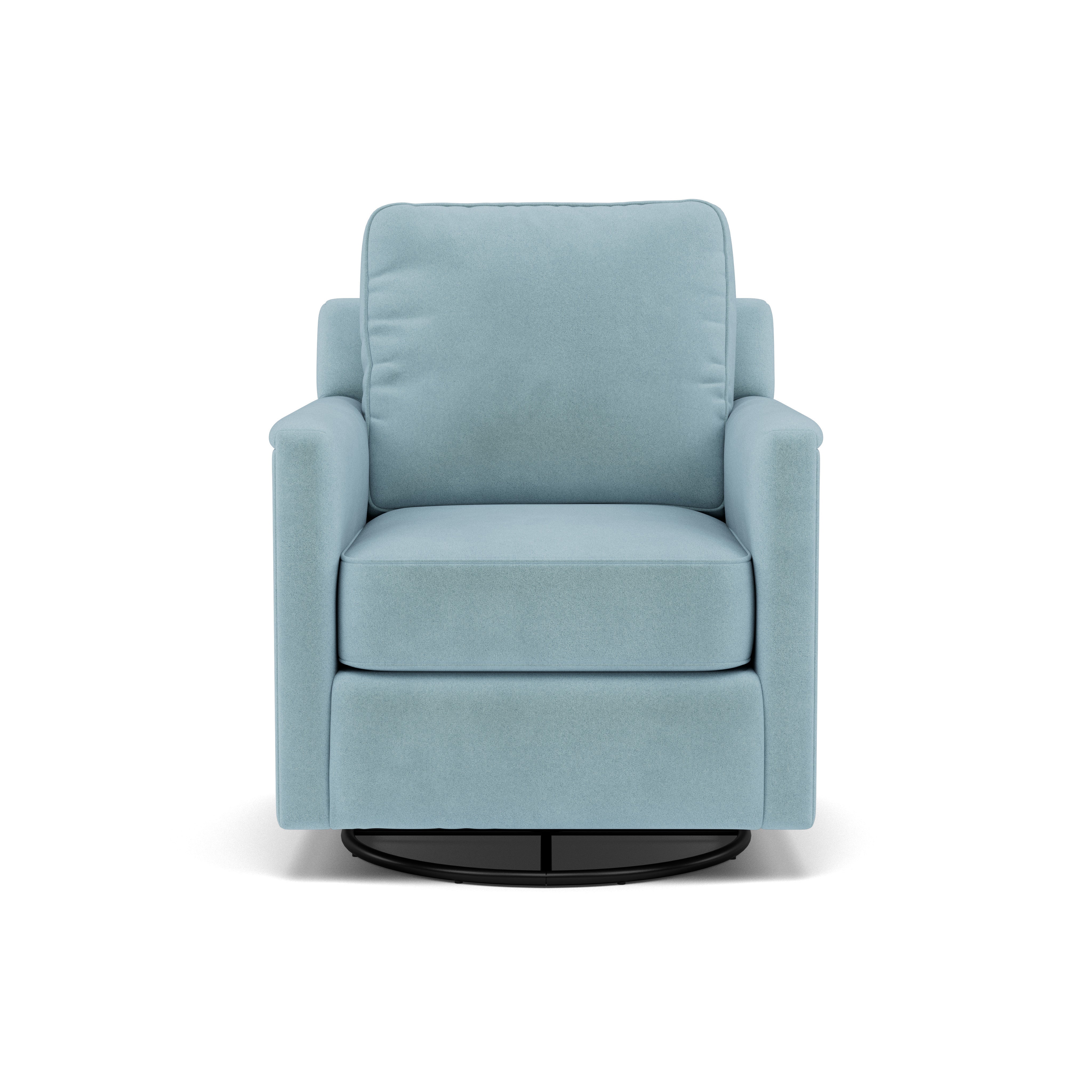 Fawn Swivel Glider Accent Chair
