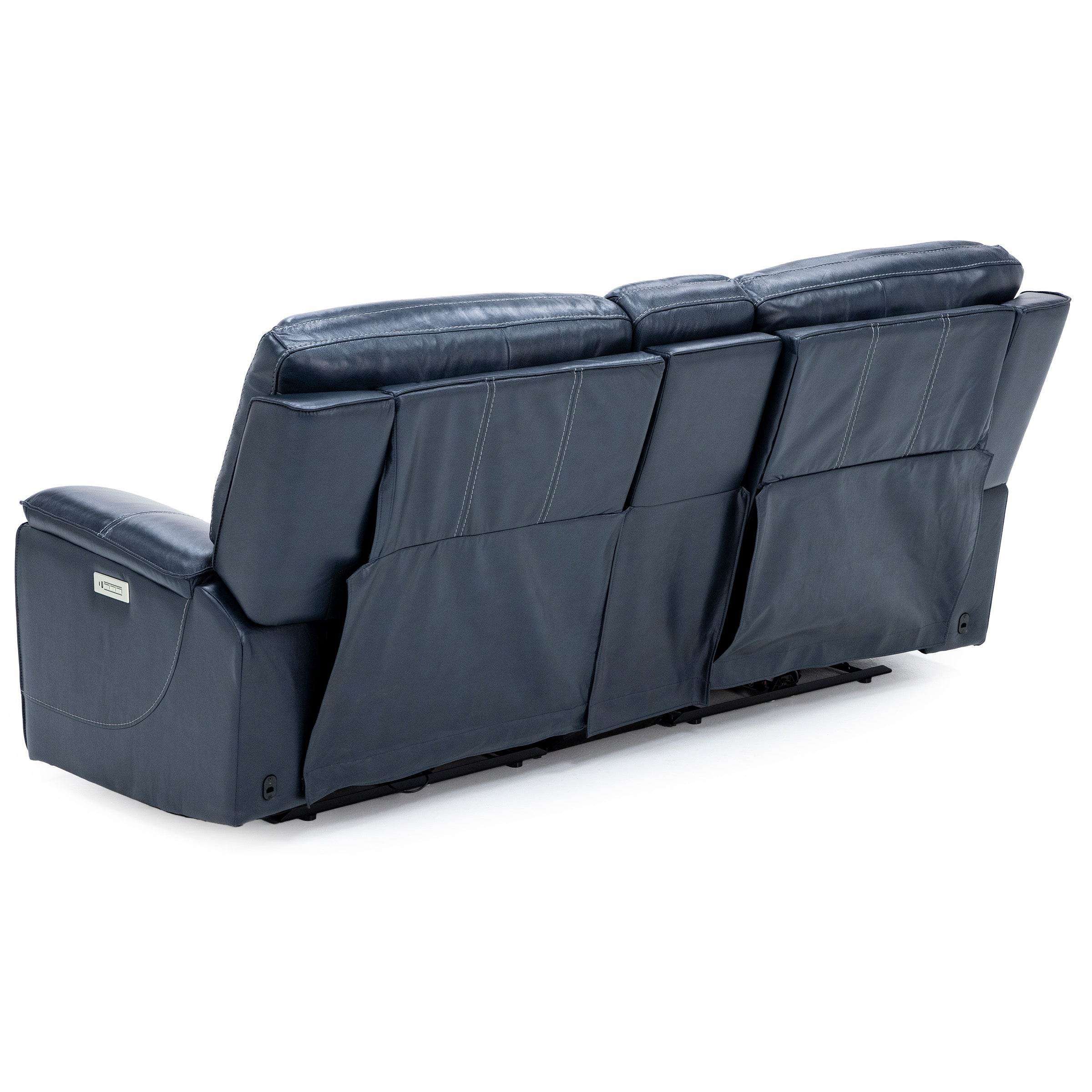 Duke 3-Pc. Leather Fully Loaded Zero Gravity Console Reclining Loveseat With Hidden Cupholders