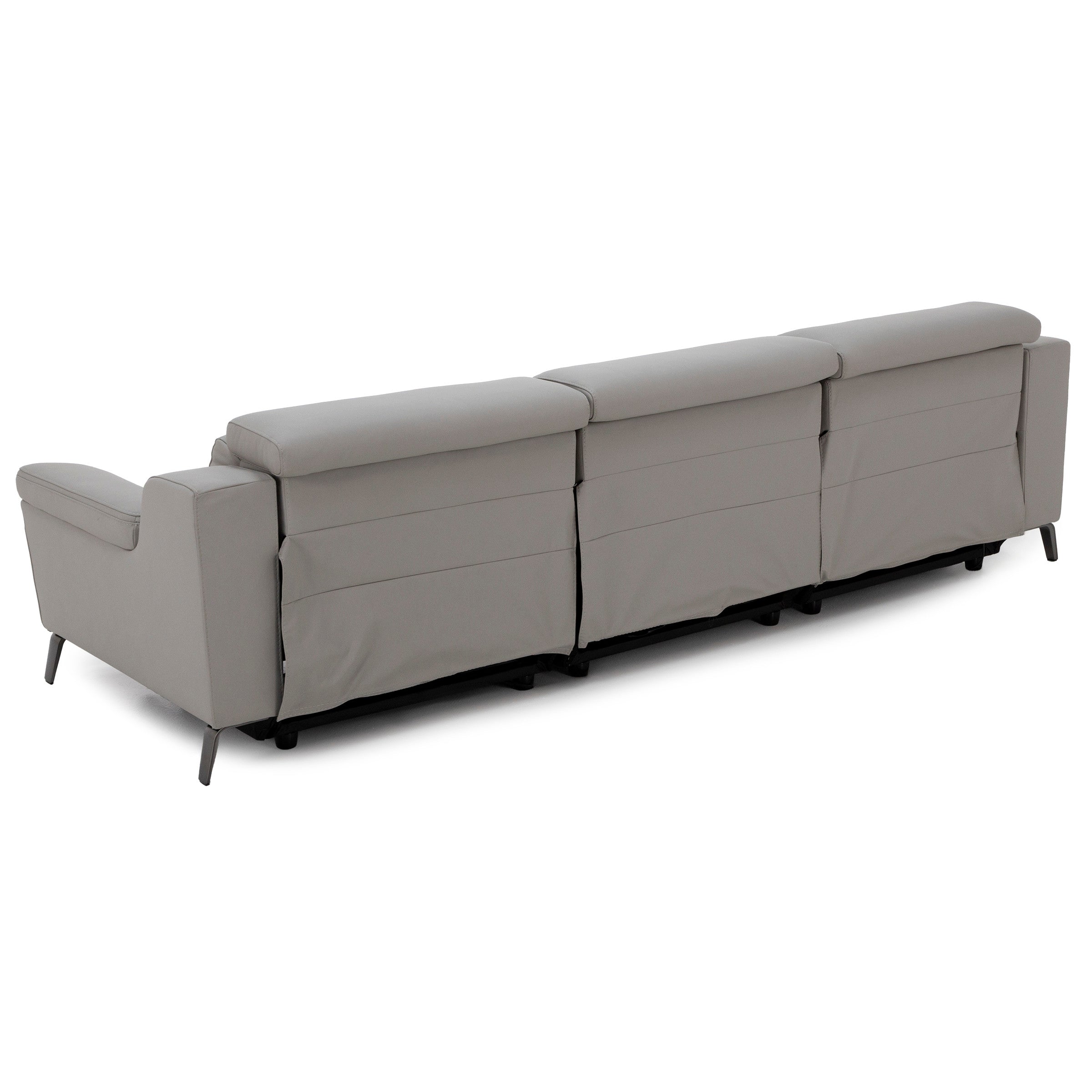 Helio 3-Pc. Leather Power Headrest Reclining Sofa