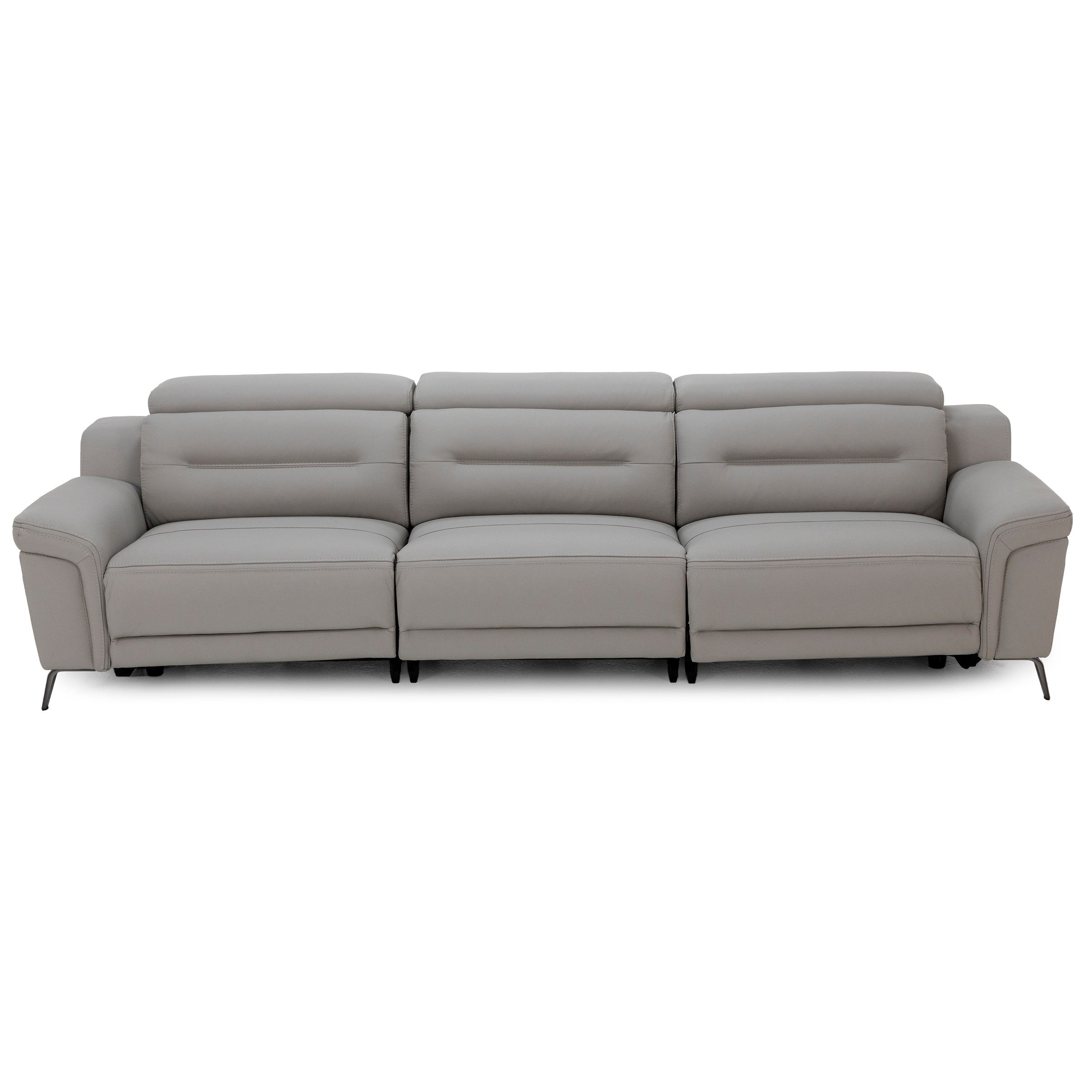 Helio 3-Pc. Leather Power Headrest Reclining Sofa