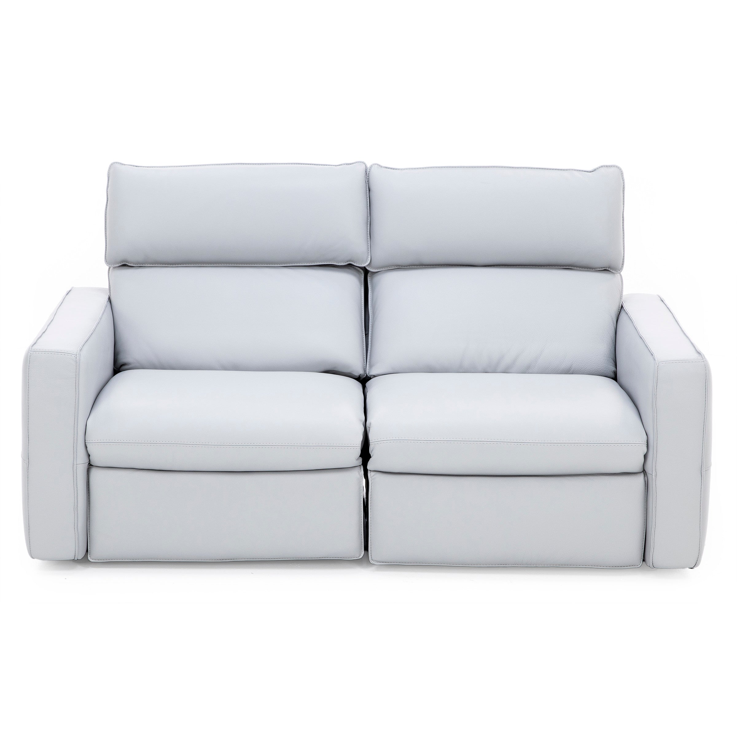 Matteo 2-Pc. Leather Power Headrest Reclining Loveseat