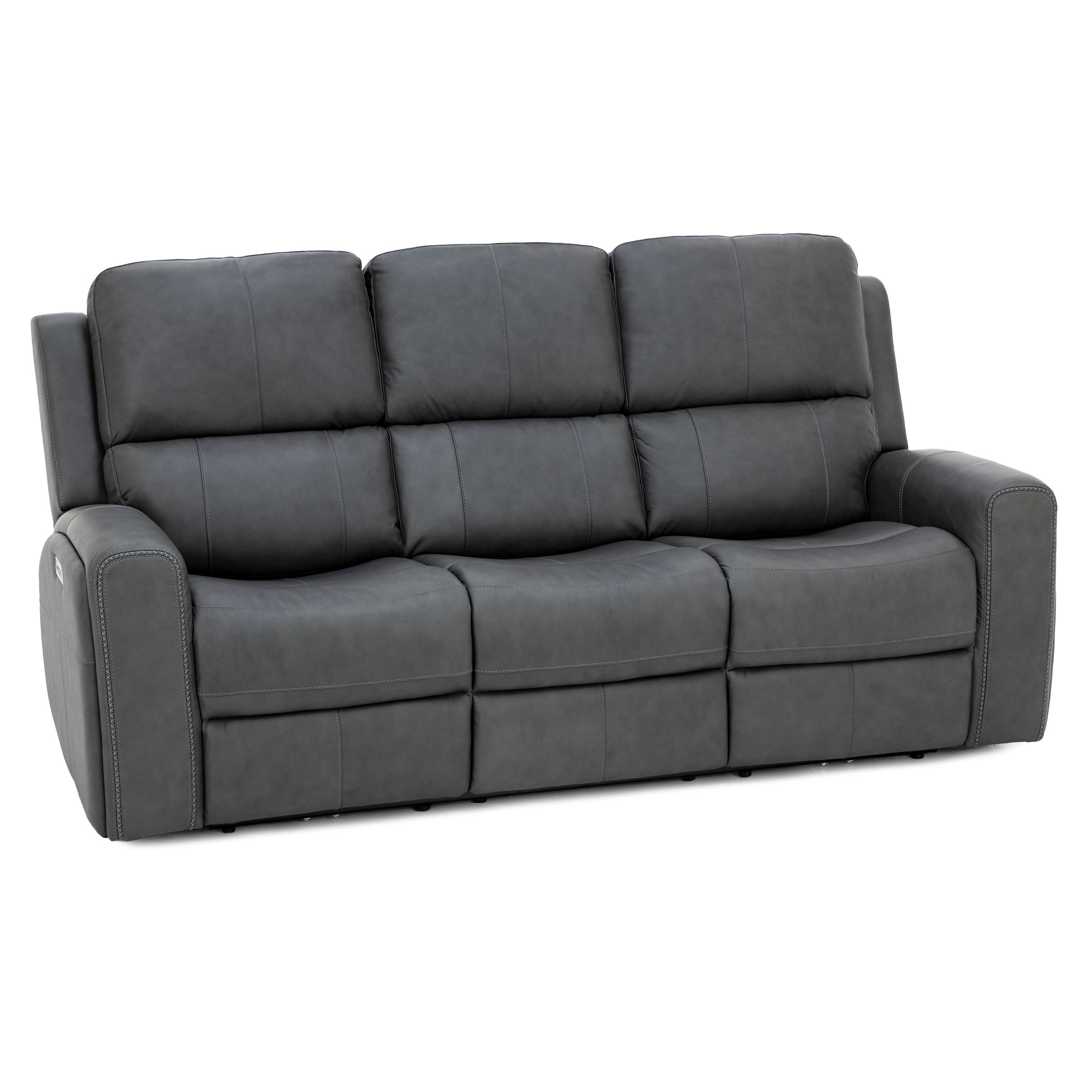 Flexsteel Landon Leather Zero Gravity Fully Loaded Reclining Sofa