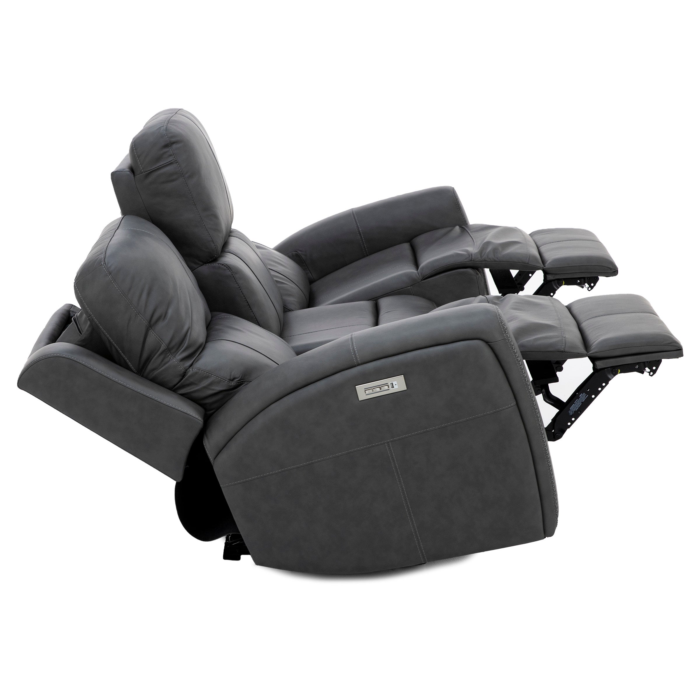 Flexsteel Landon Leather Zero Gravity Fully Loaded Reclining Sofa