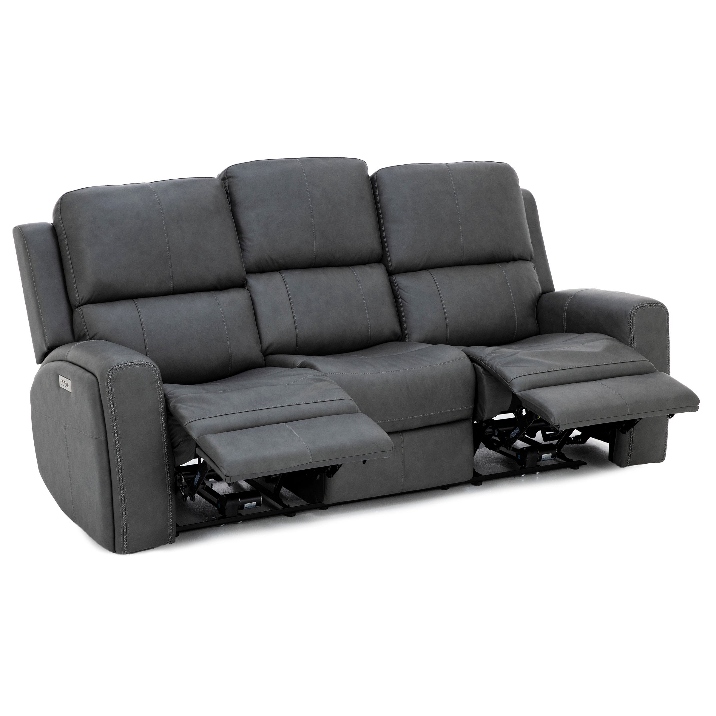 Flexsteel Landon Leather Zero Gravity Fully Loaded Reclining Sofa
