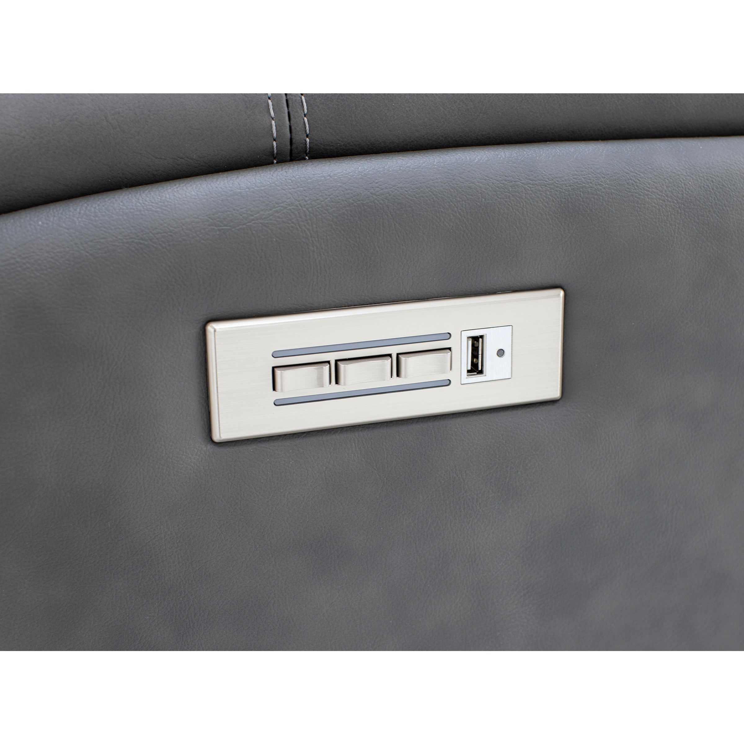 Flexsteel Landon Leather Zero Gravity Fully Loaded Reclining Sofa