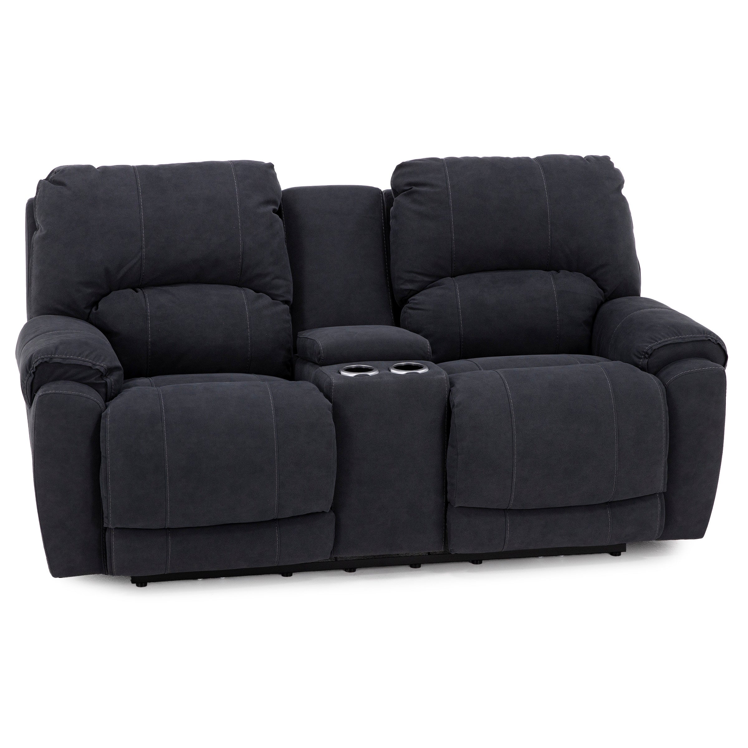 Cheyenne Fully Loaded Zero Gravity Reclining Console Loveseat In Performance Fabric