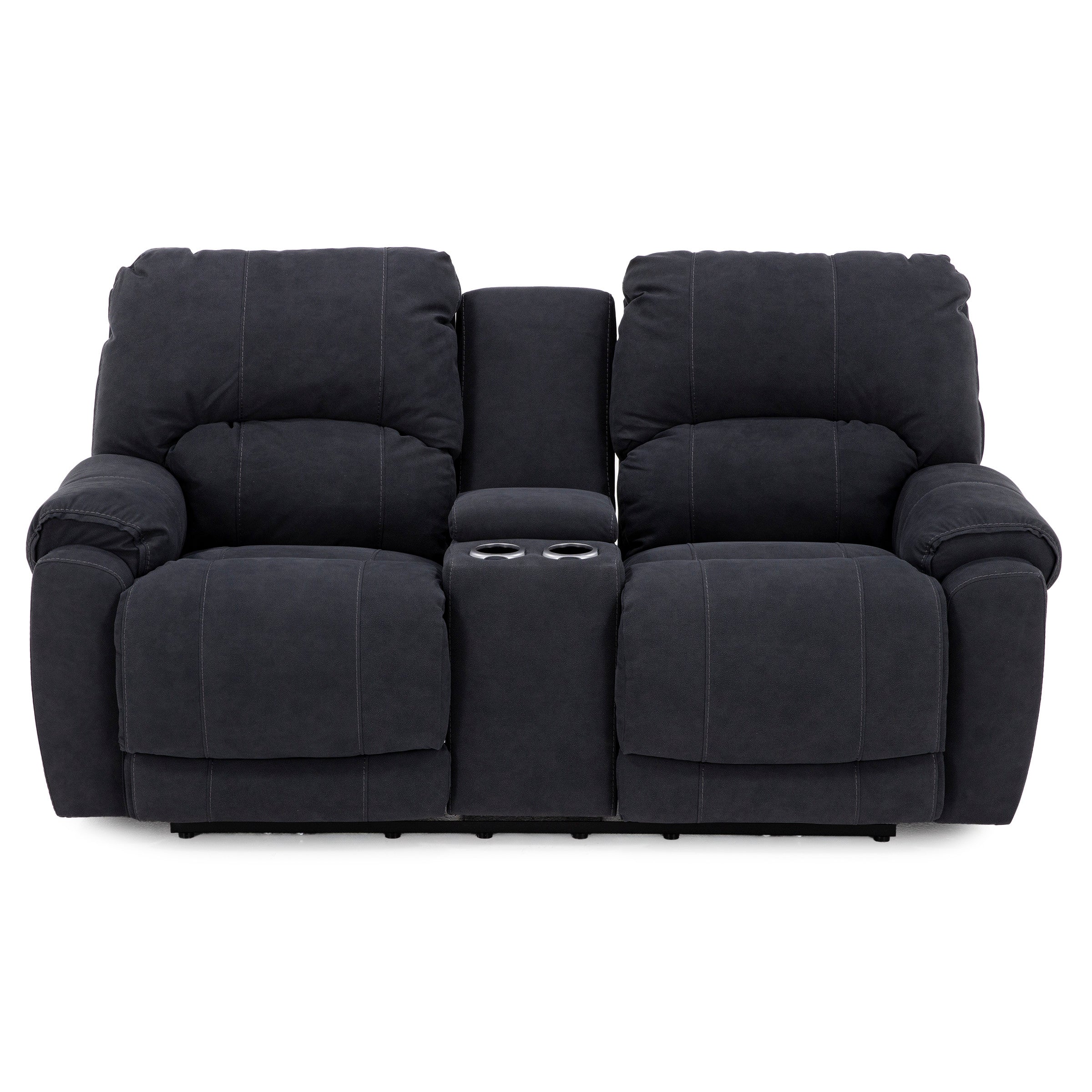Cheyenne Fully Loaded Zero Gravity Reclining Console Loveseat In Performance Fabric