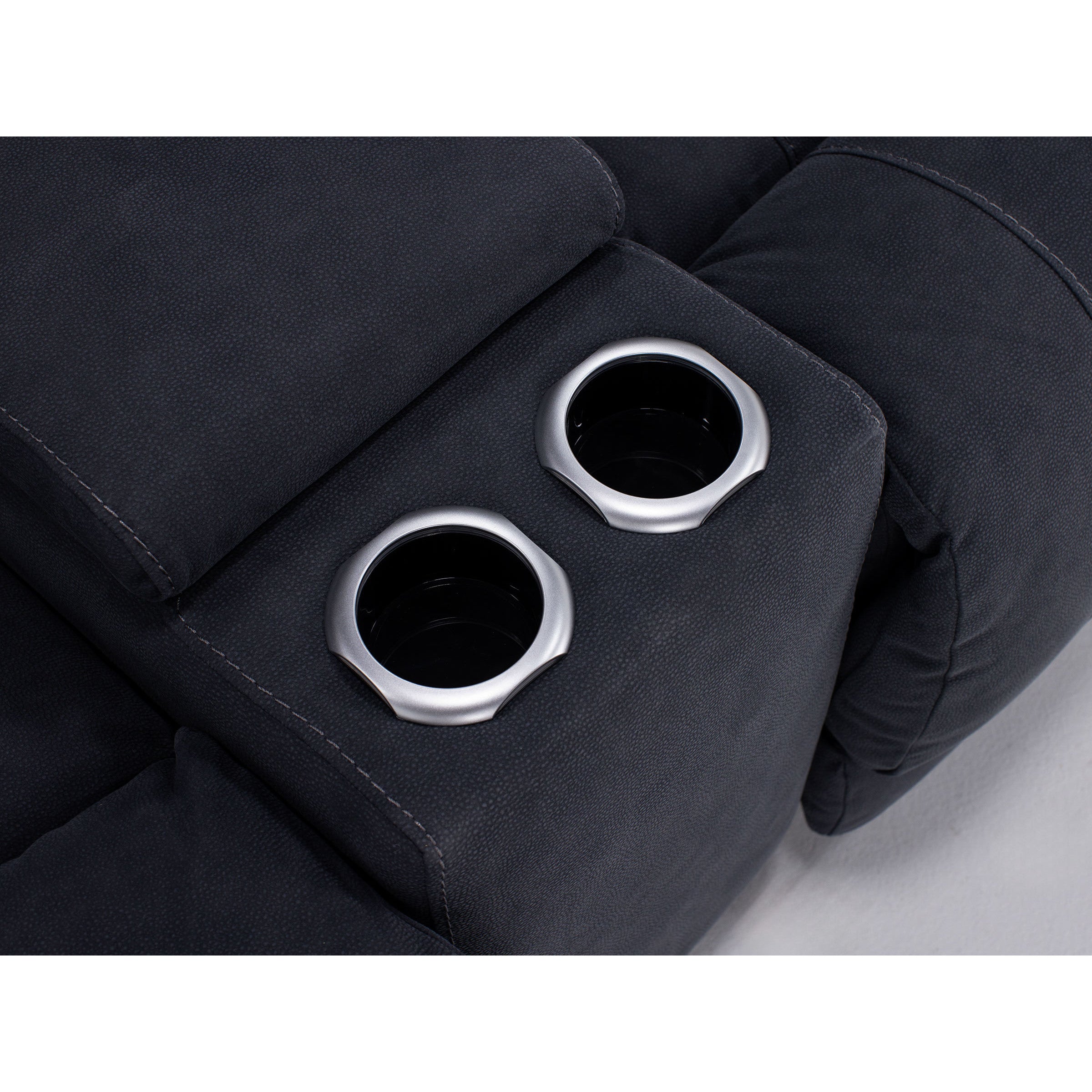 Cheyenne Fully Loaded Zero Gravity Reclining Console Loveseat In Performance Fabric