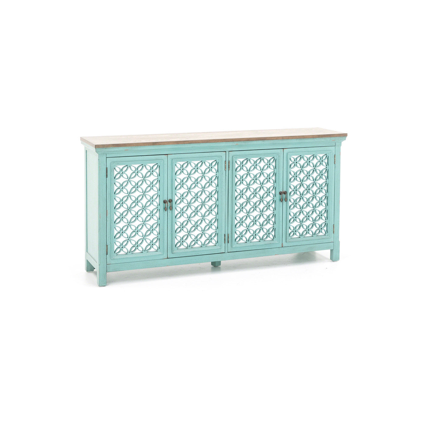 Eclectic Collection 4 Door Cabinet