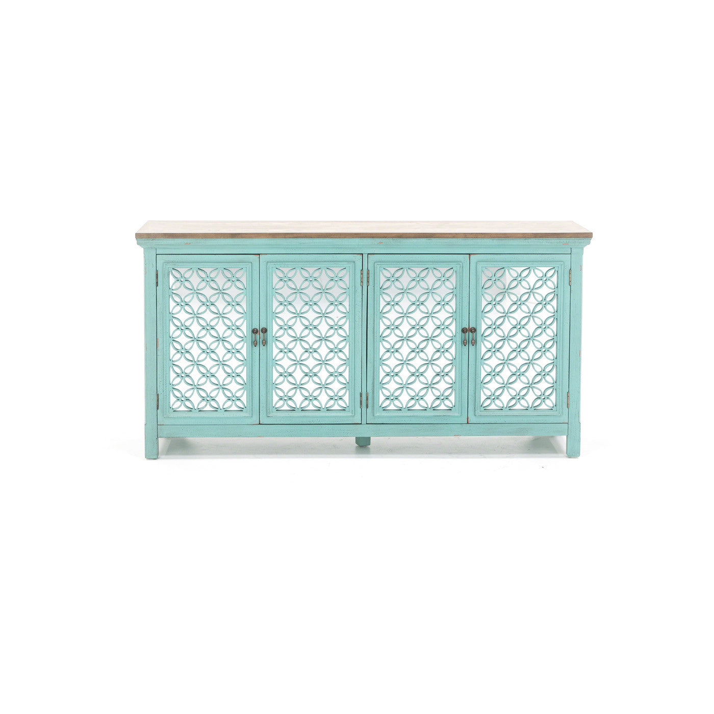 Eclectic Collection 4 Door Cabinet