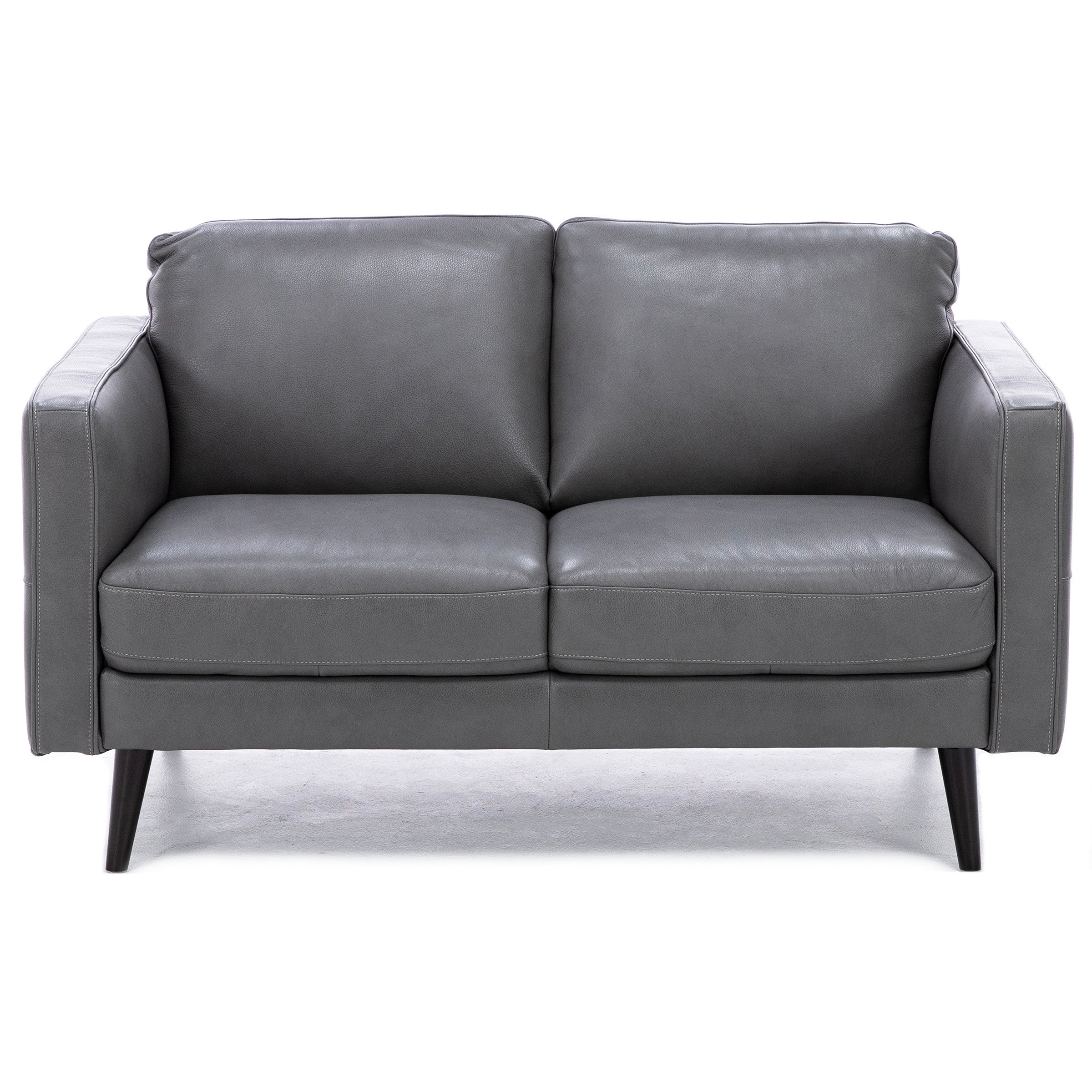 Turin Leather Loveseat