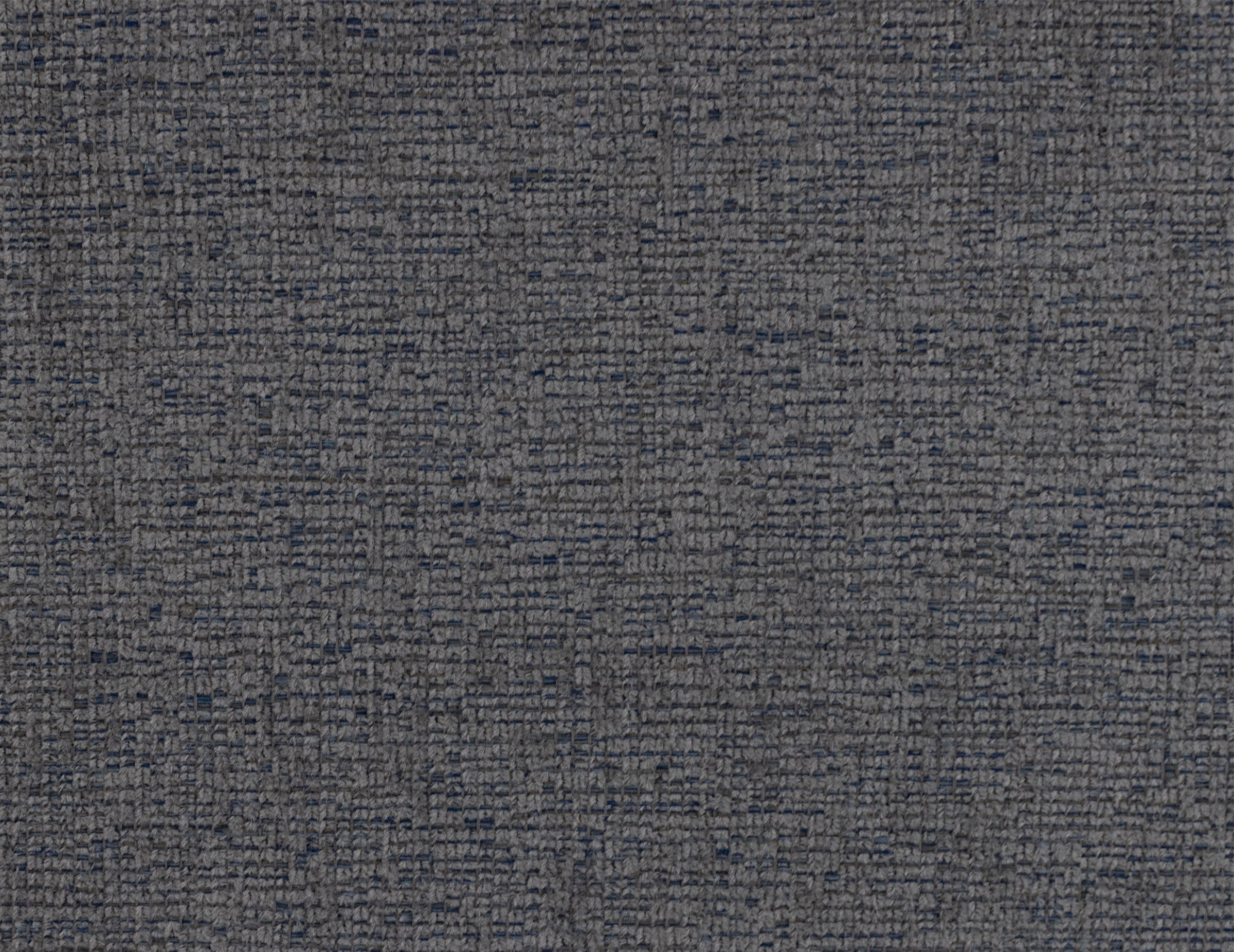 Gray textured fabric swatch, suitable for upholstery or furniture.