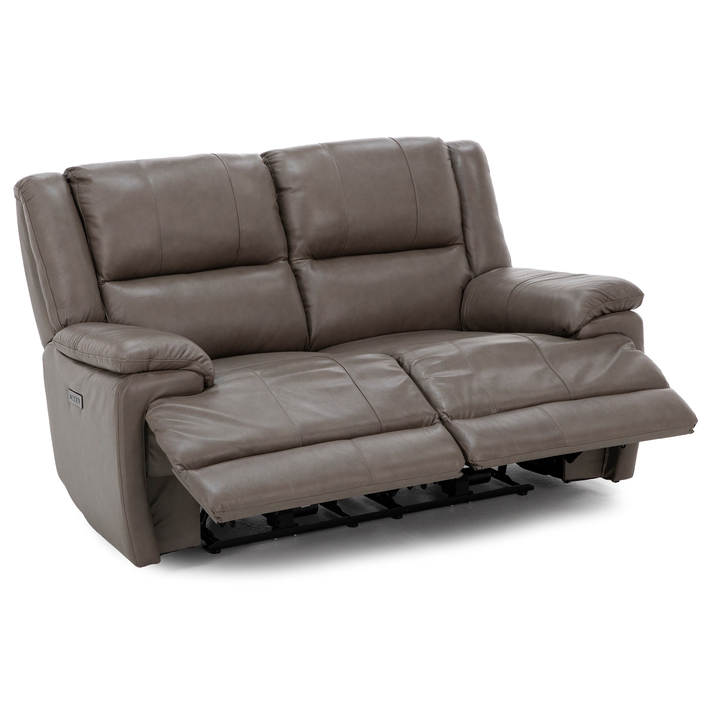 Anderson Leather Power Headrest Reclining Loveseat