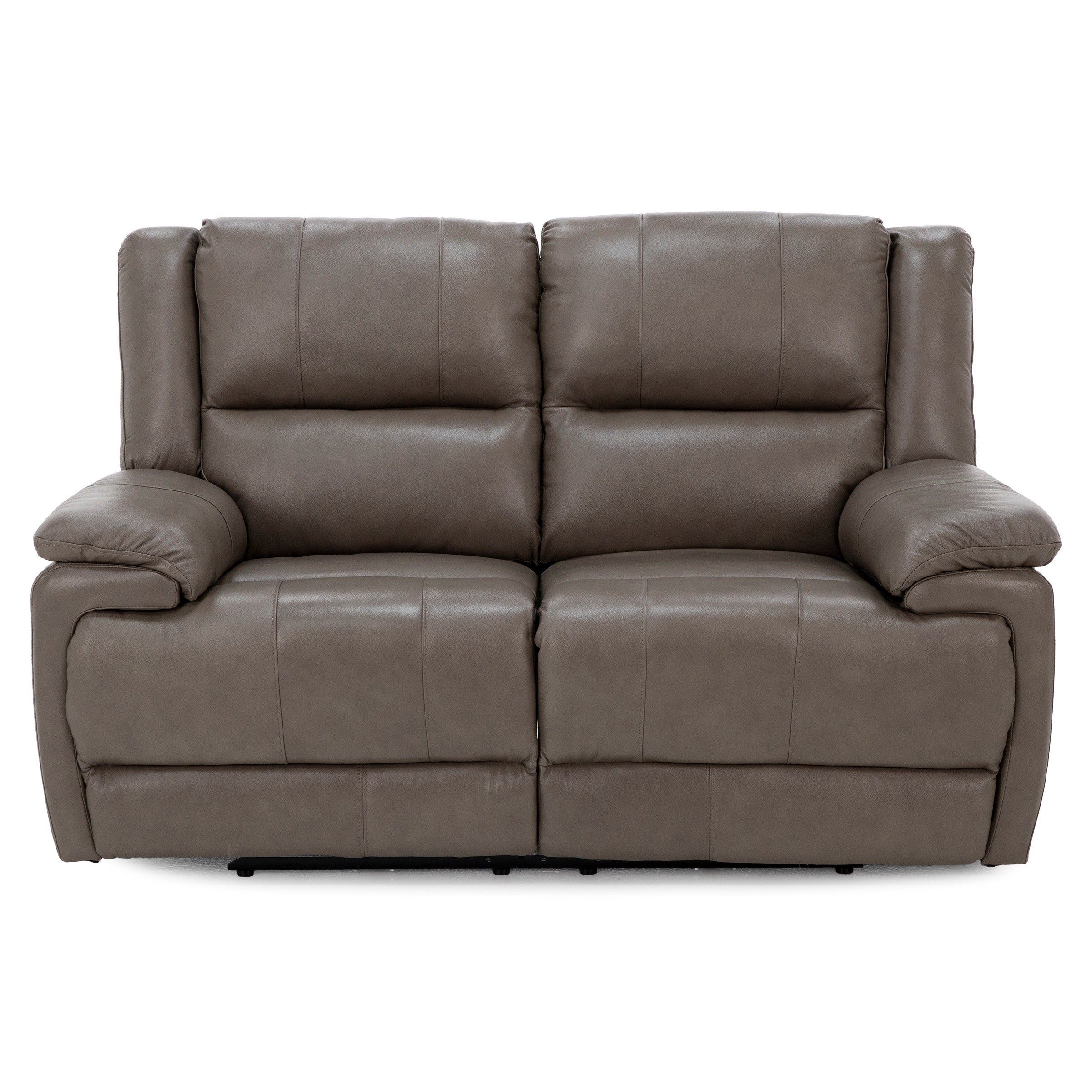Anderson Leather Power Headrest Reclining Loveseat