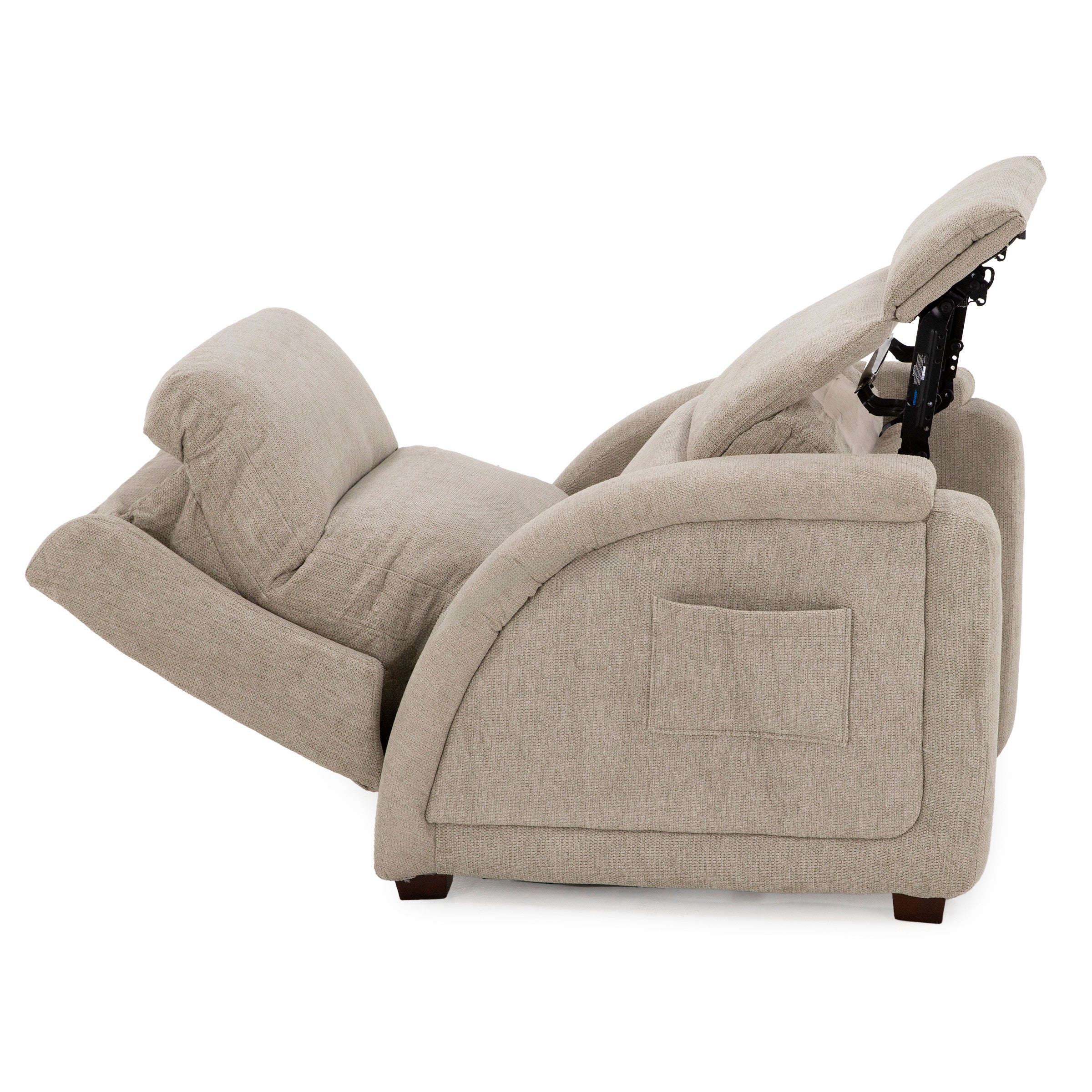 Noah Fully Loaded Lay flat Recliner With Heat And Massage