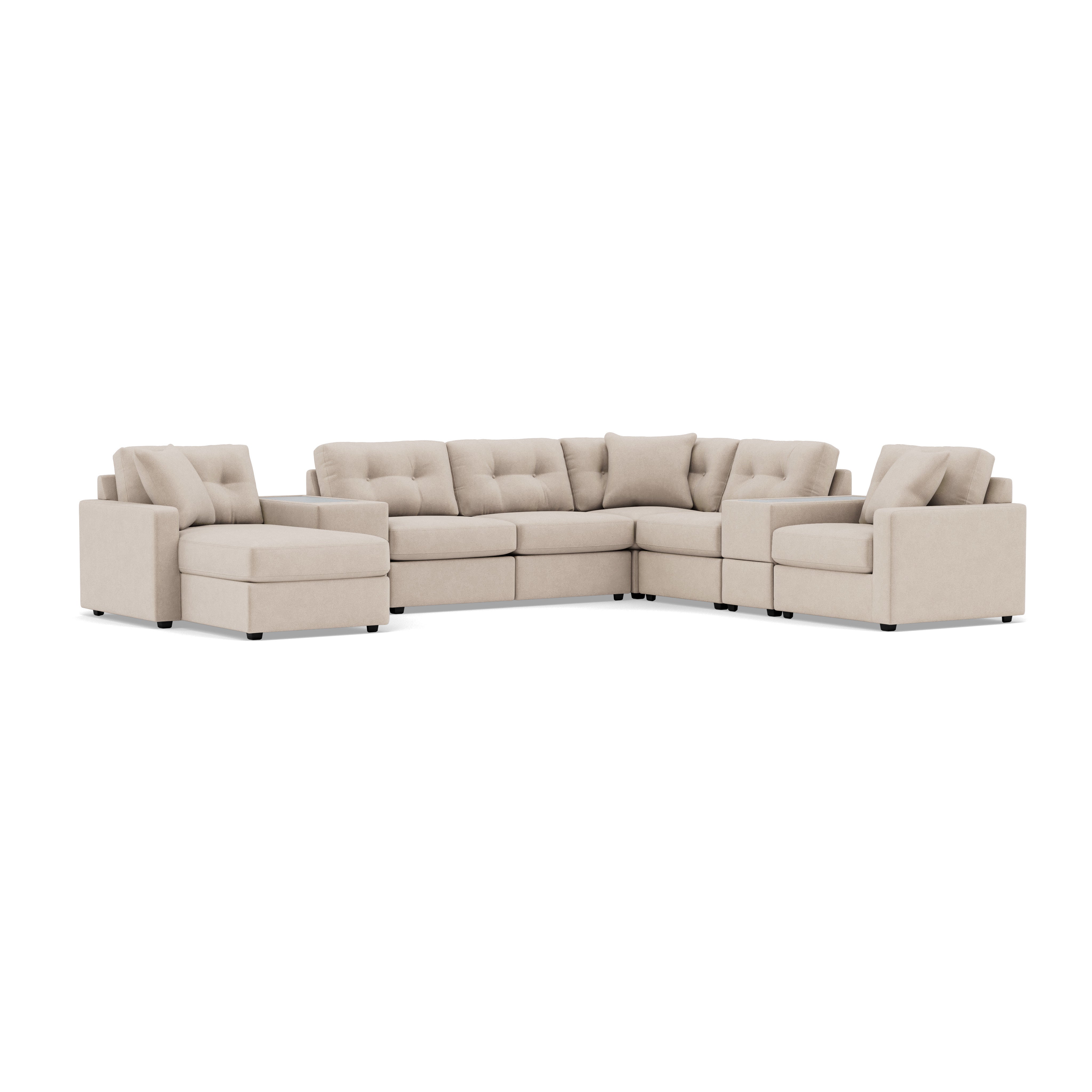 Drew & Jonathan Home Modular One 8-Pc. Chaise Sectional