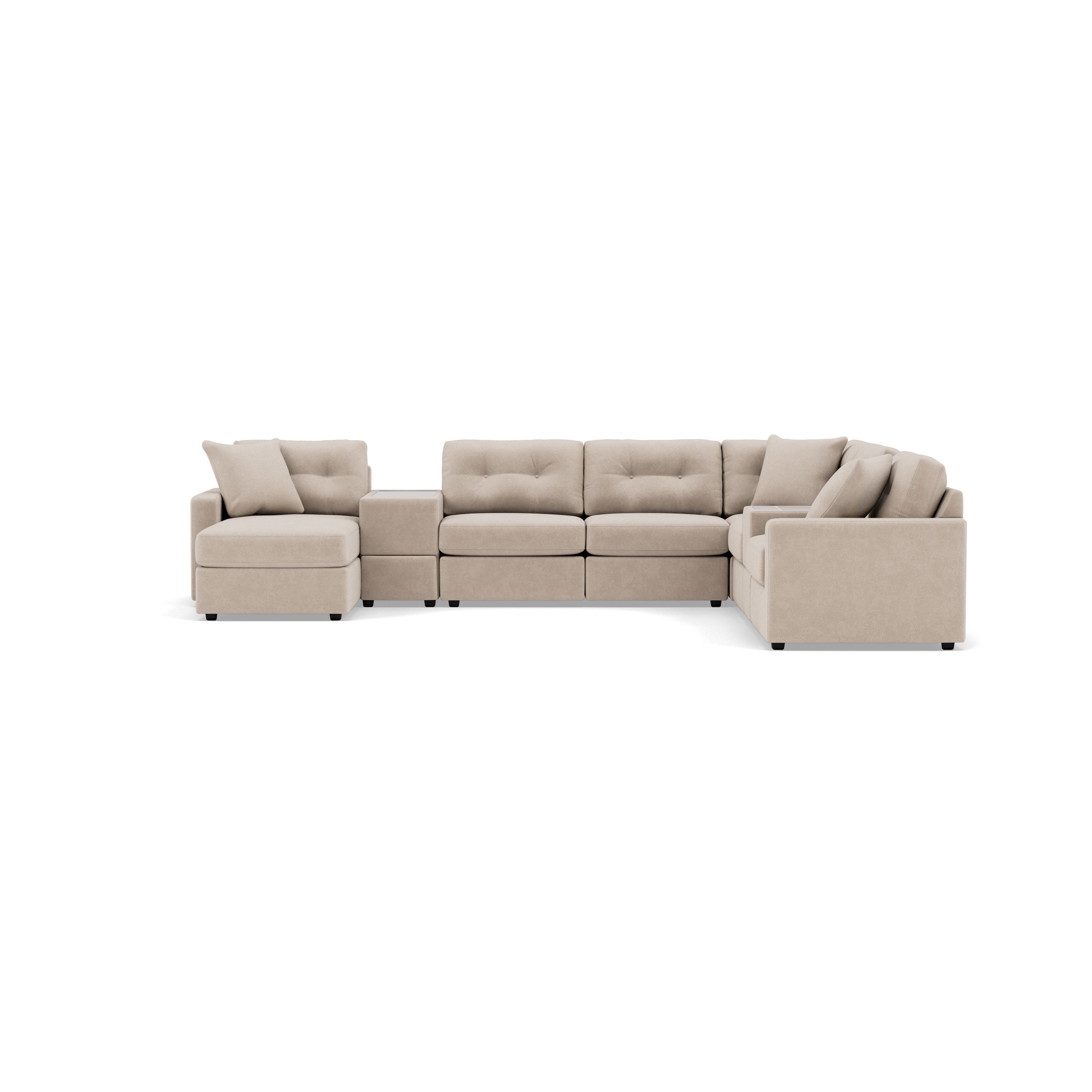 Drew & Jonathan Home Modular One 8-Pc. Chaise Sectional