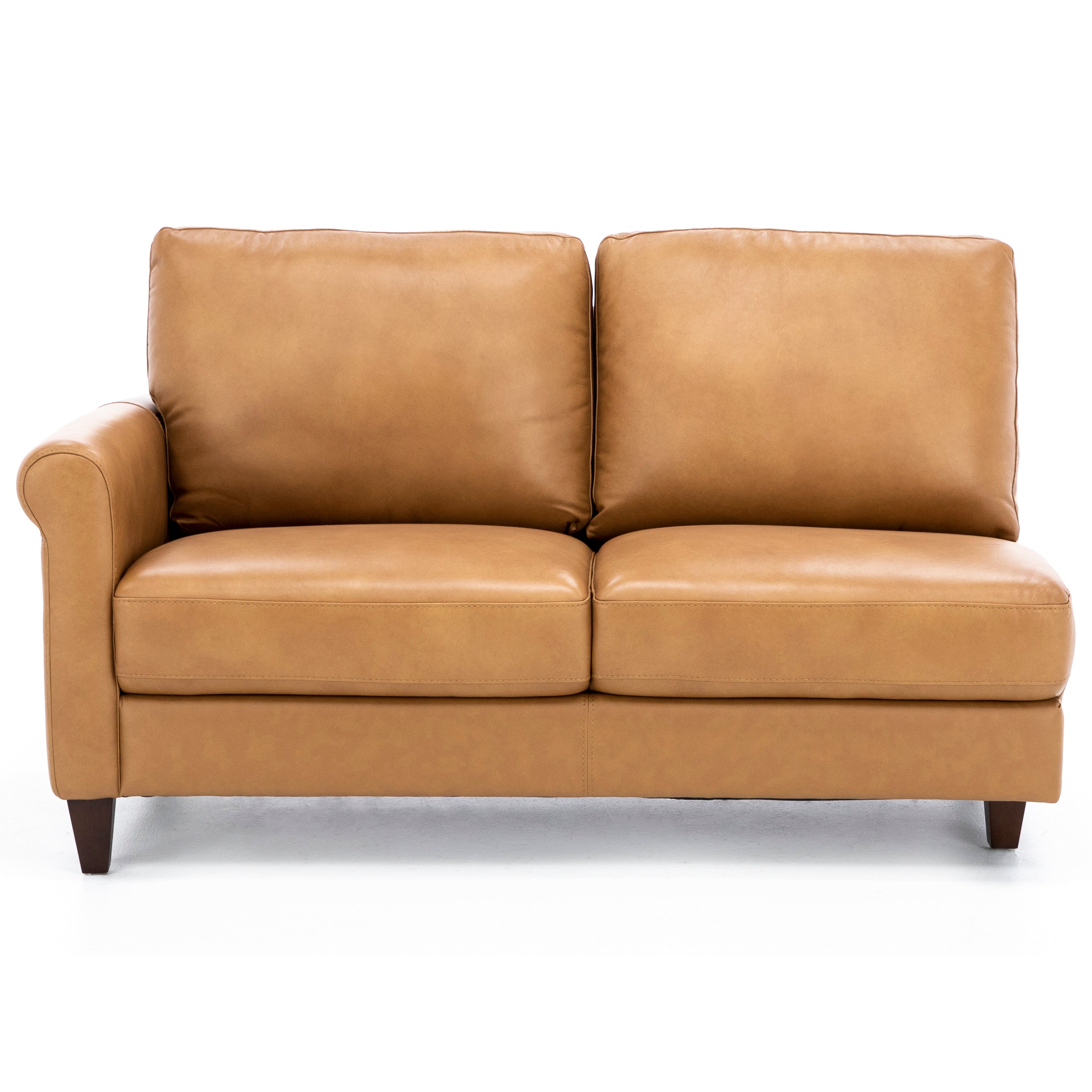 Paisley 4-Pc. Leather Sectional