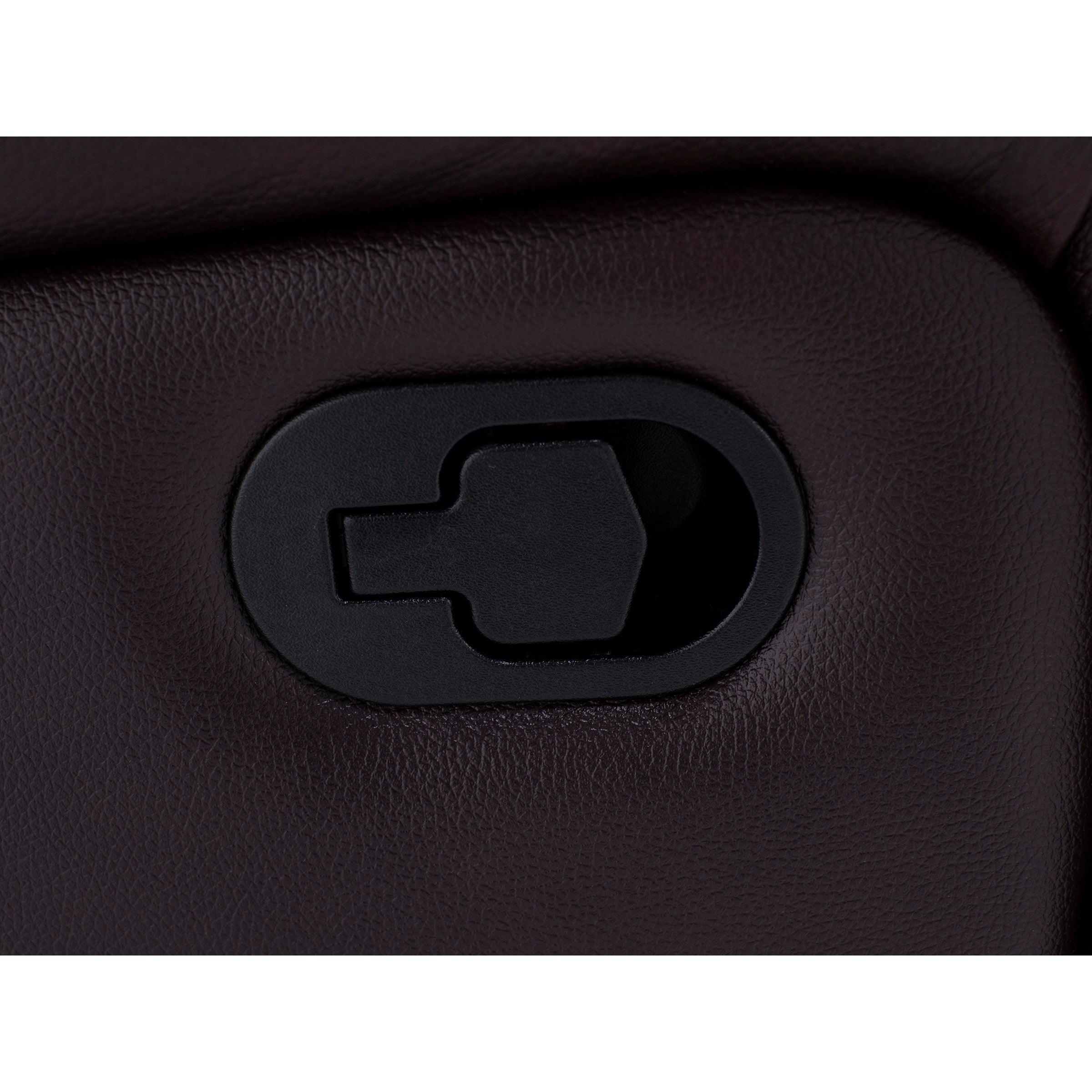 Kameron Leather Reclining Console Loveseat