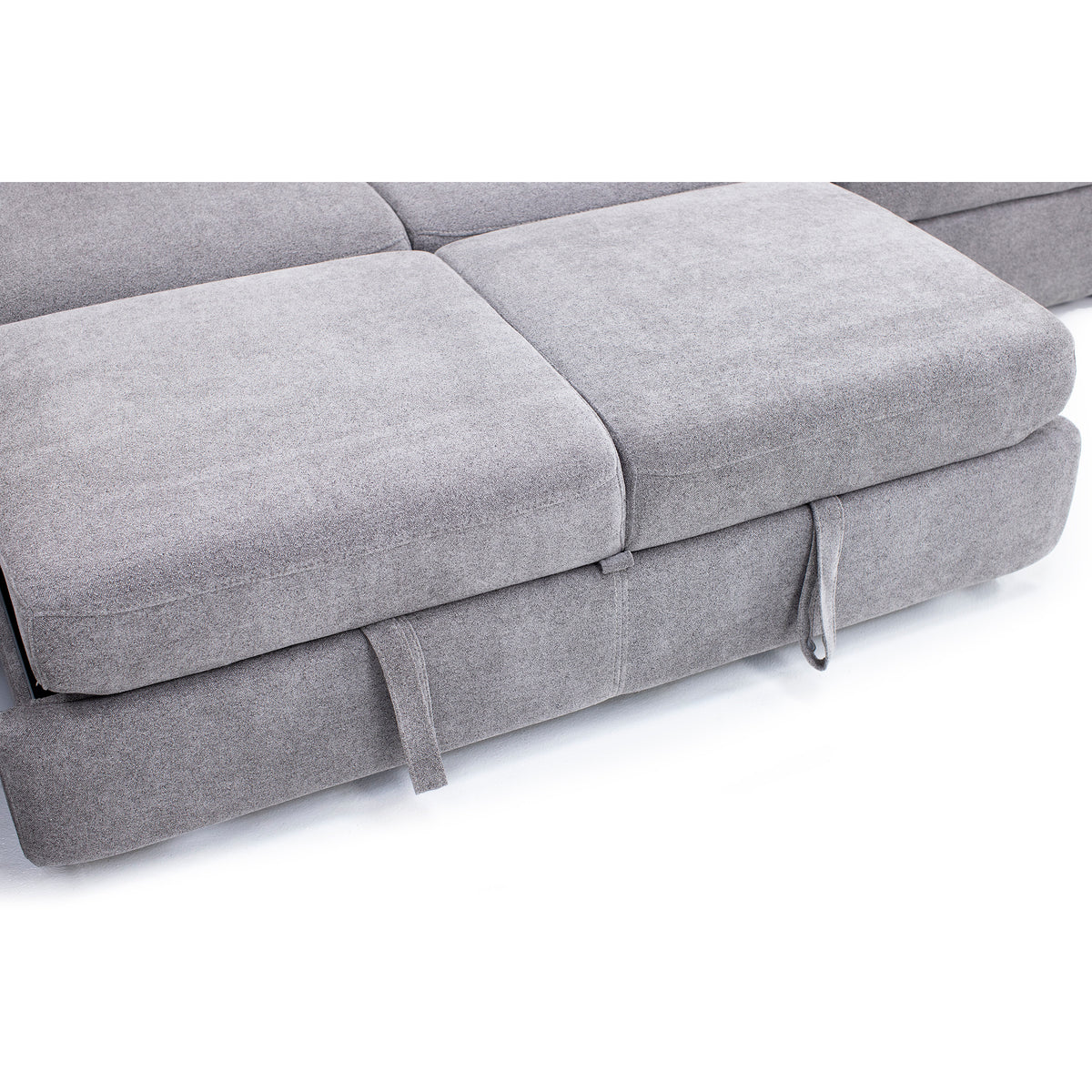 Surround 4-Pc. Fully Loaded Reclining Sectional With Sleeper And Bluetooth Speakers