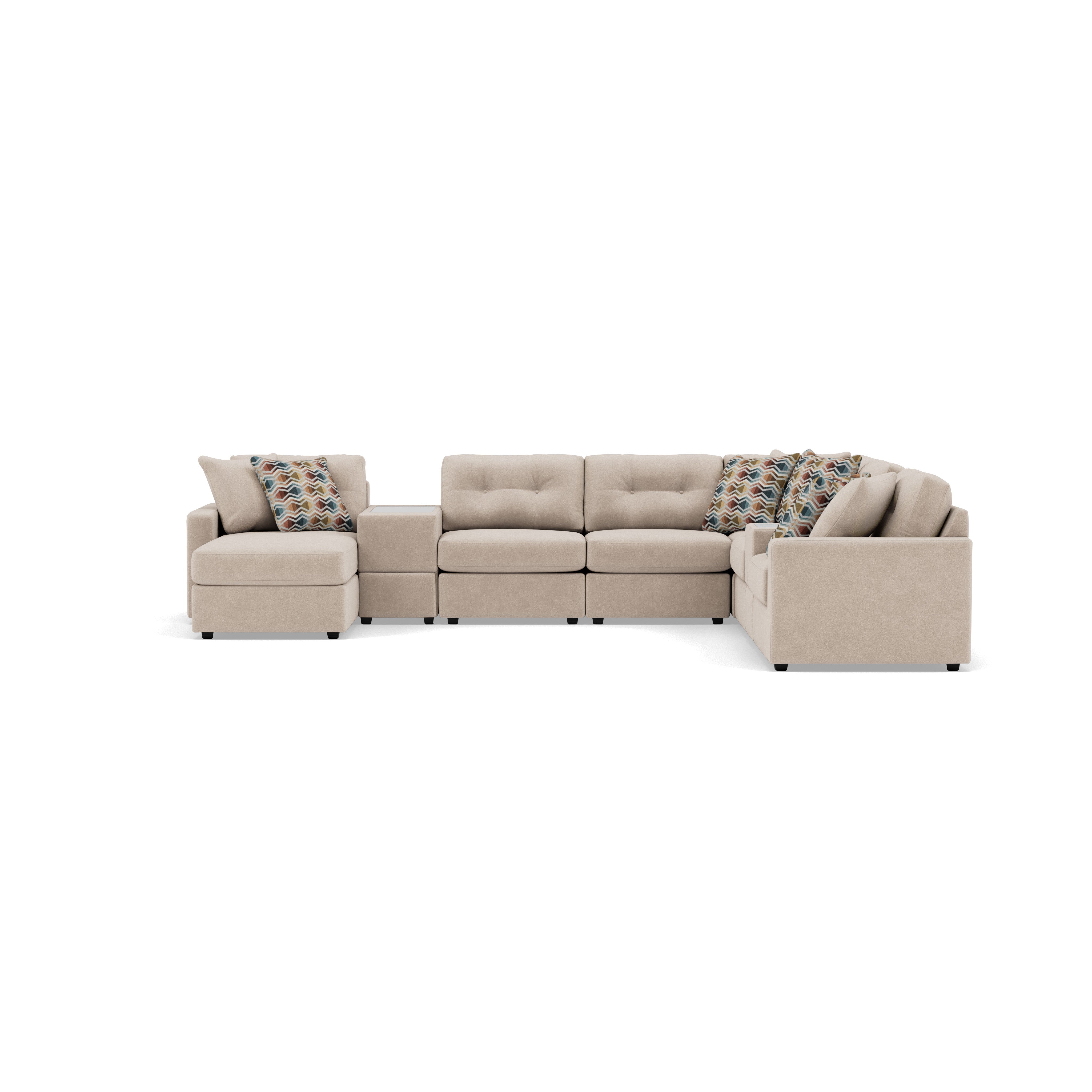 Drew & Jonathan Home Modular One 10-Pc Chaise Sectional