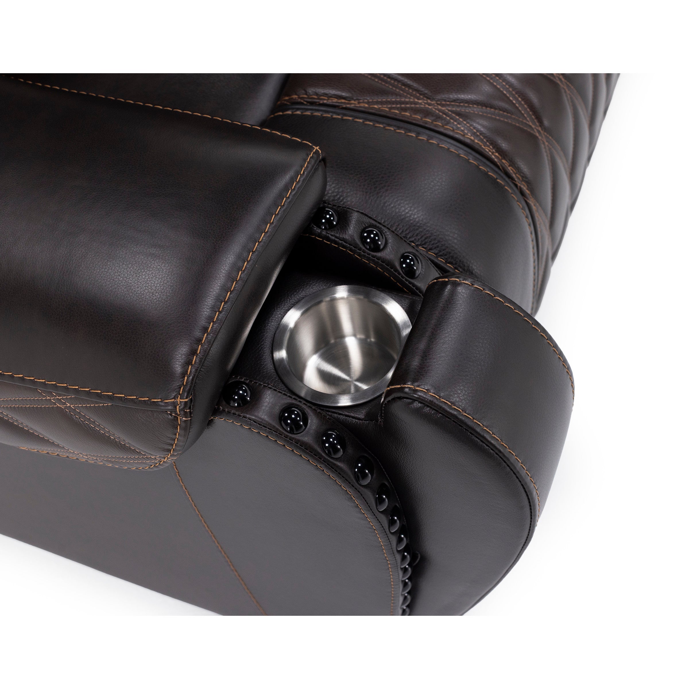 Drew & Jonathan Home Marquee 5-Pc. Leather Power Headrest Reclining Modular