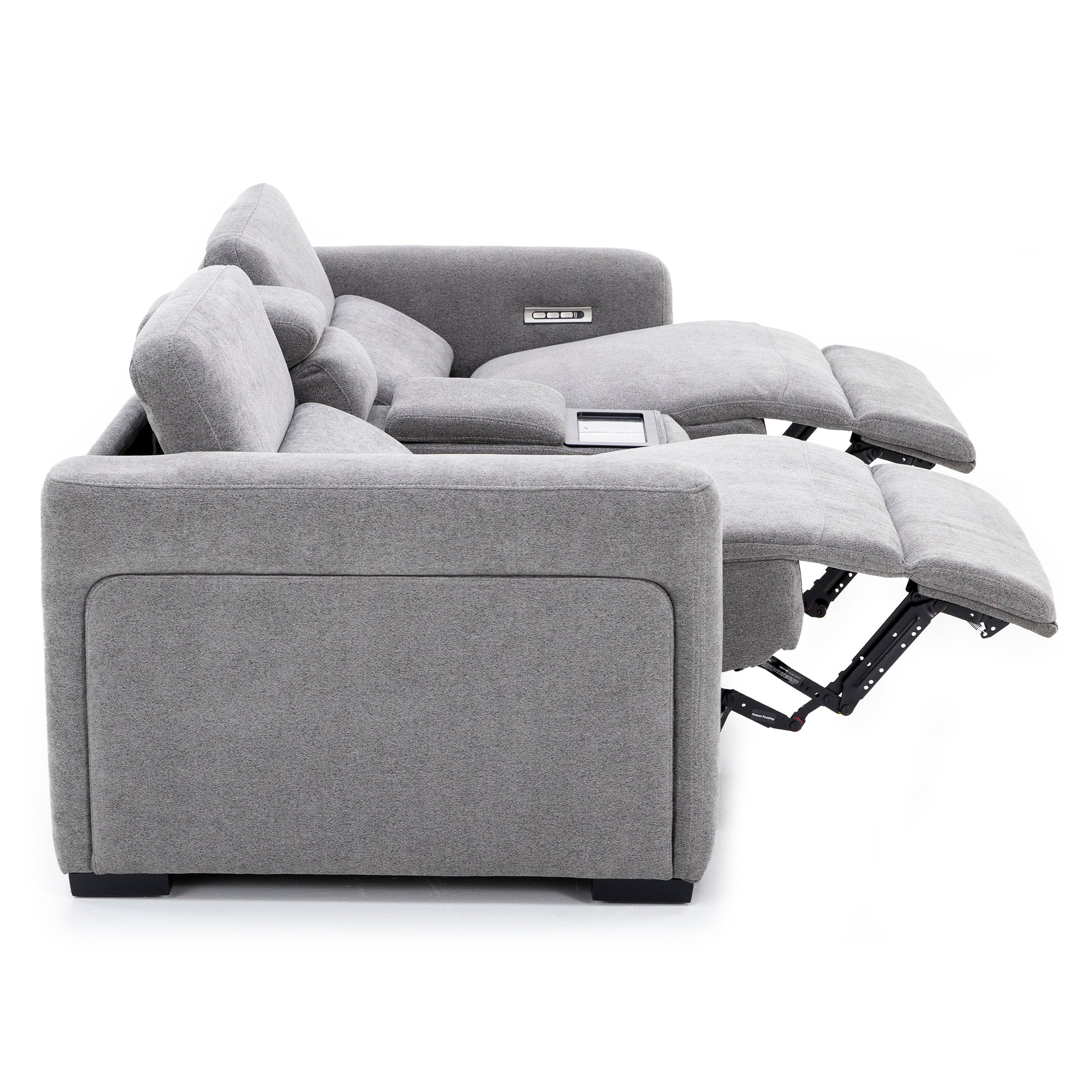 Surround 3-Pc. Fully Loaded Reclining Console Loveseat With Bluetooth Speakers
