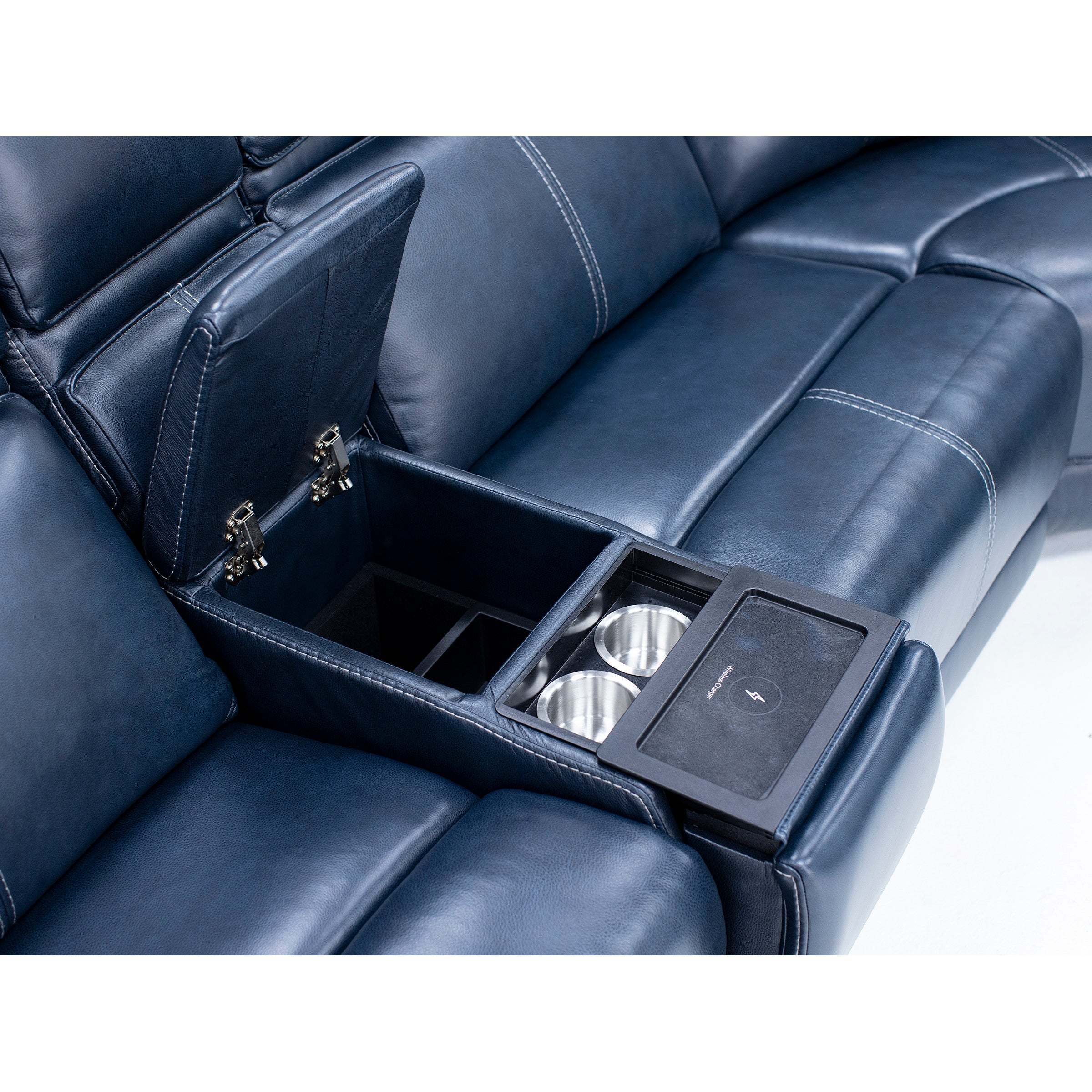 Duke 2-Pc. Leather Fully Loaded Zero Gravity Reclining Loveseat With Hidden Cupholders