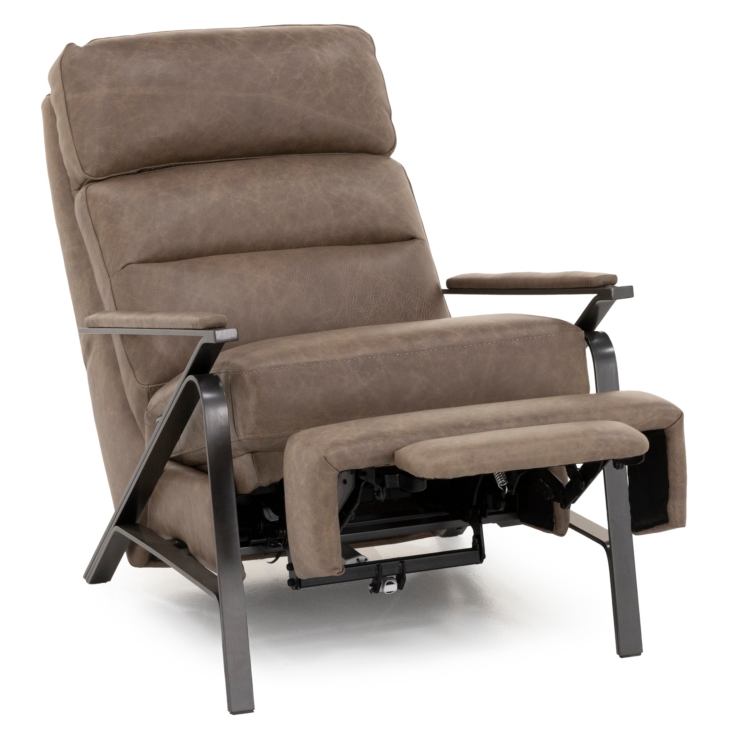 Effie Leather Power Headrest High Leg Recliner