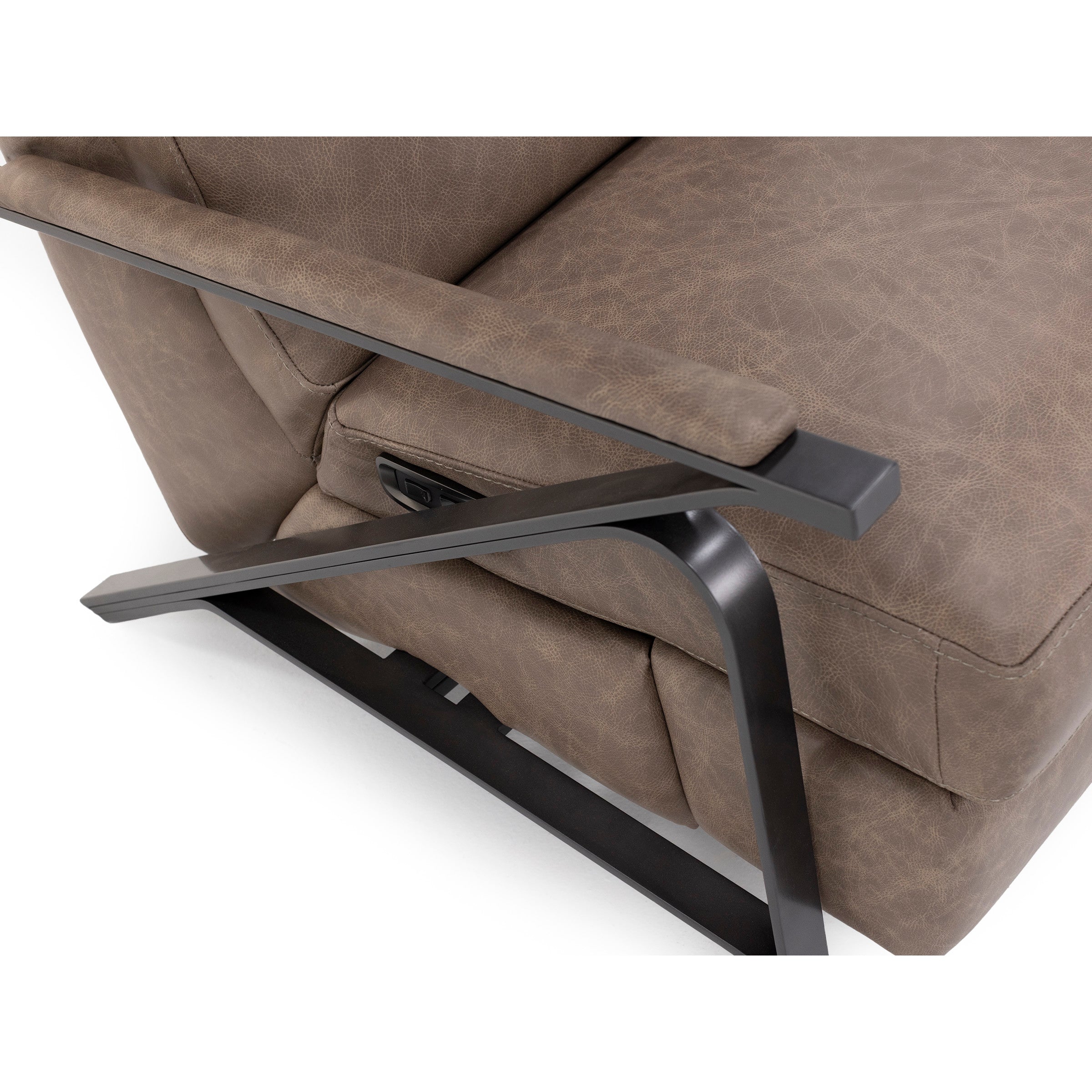 Effie Leather Power Headrest High Leg Recliner