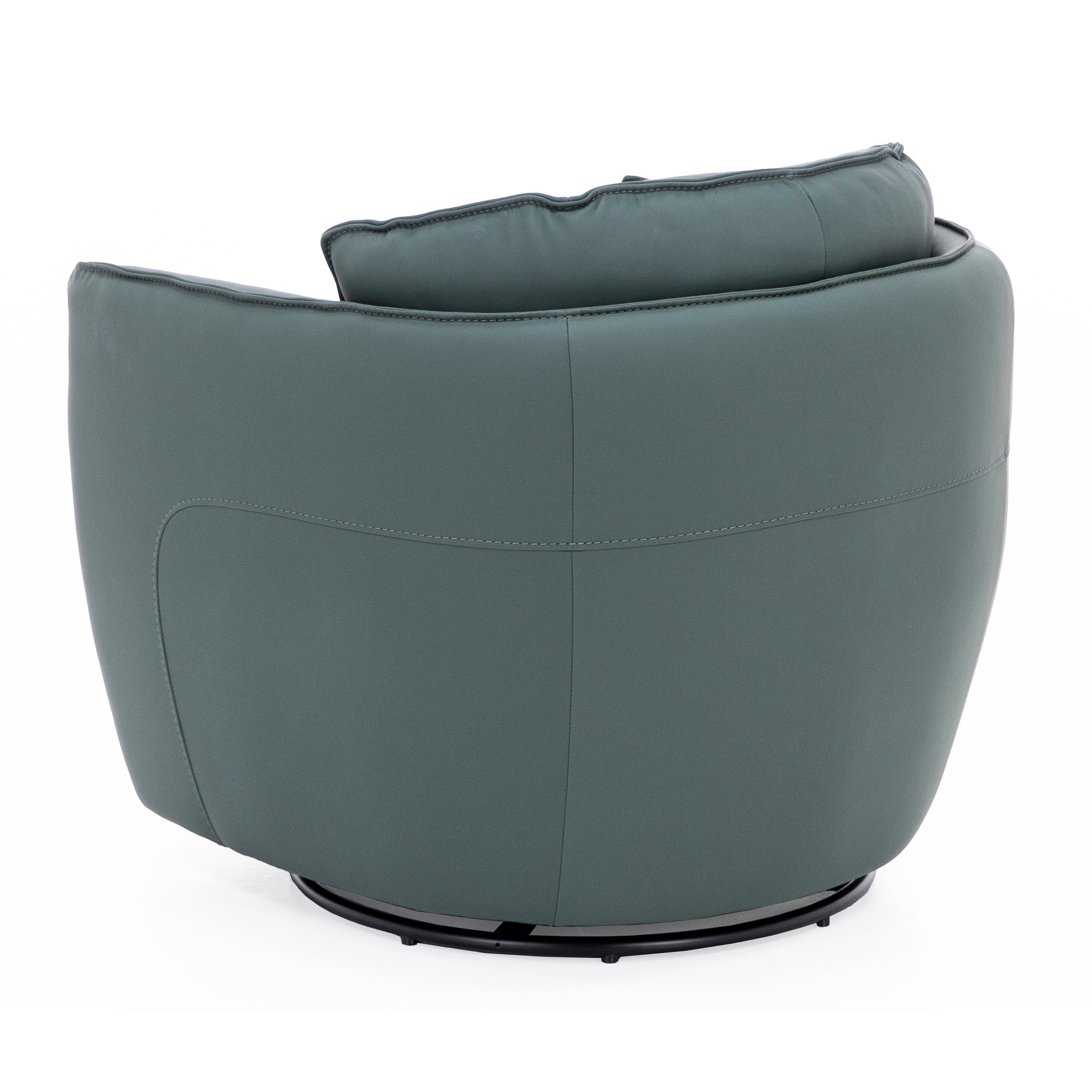 Emerald Leather Swivel Chair