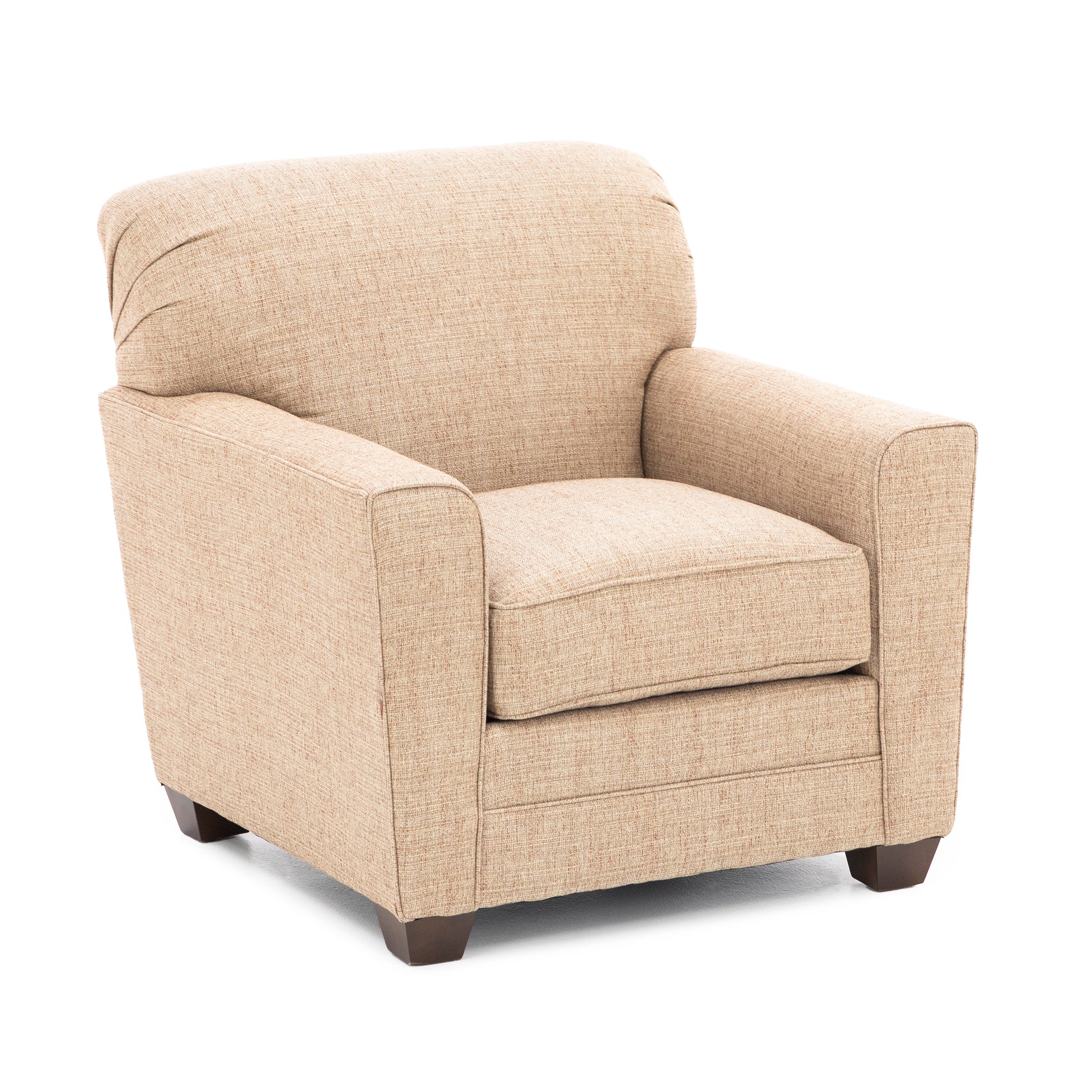Amy Flair Arm High Tight Back Chair In Sangria