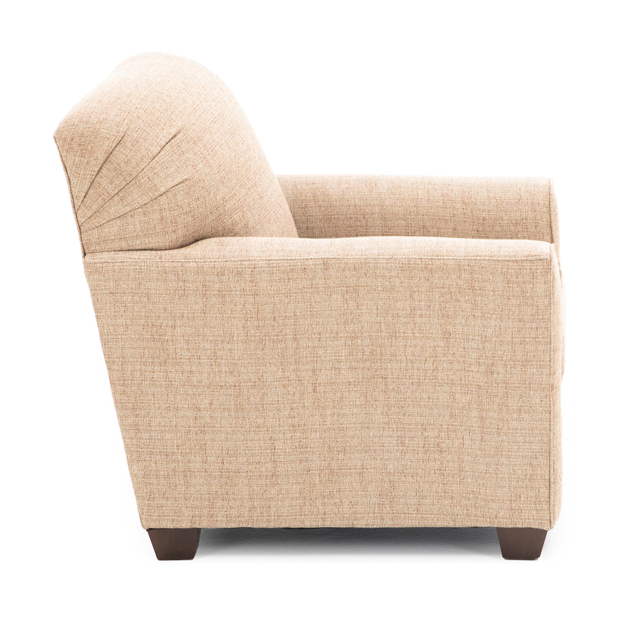 Amy Flair Arm High Tight Back Chair In Sangria