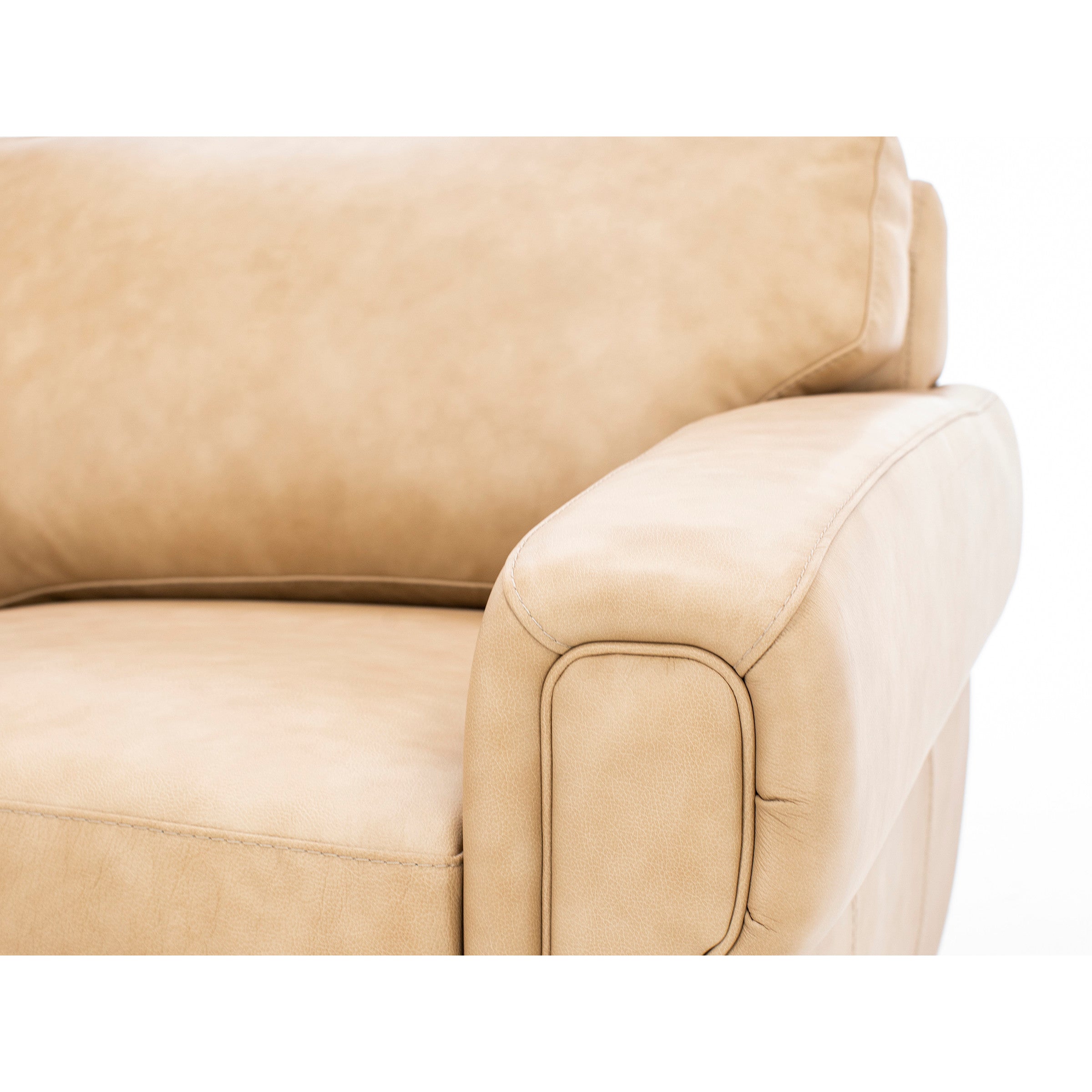 Sacramento Leather Large Key Arm Chair
