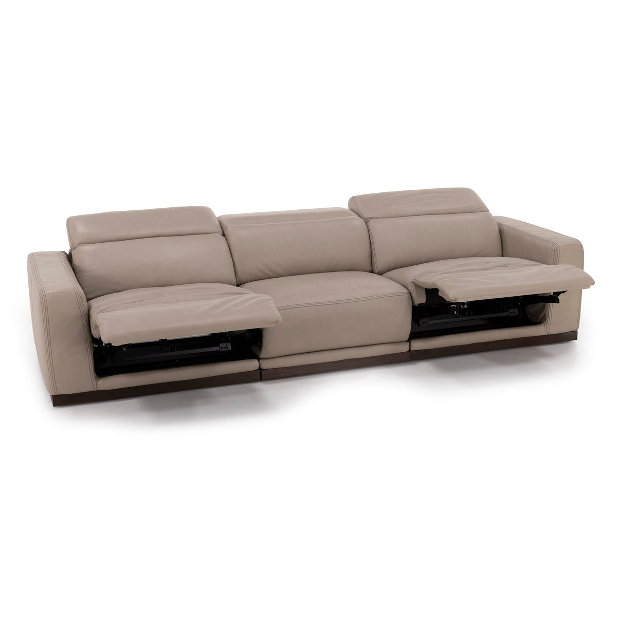 Dexter 3-Pc. Leather Power Headrest Reclining Sofa