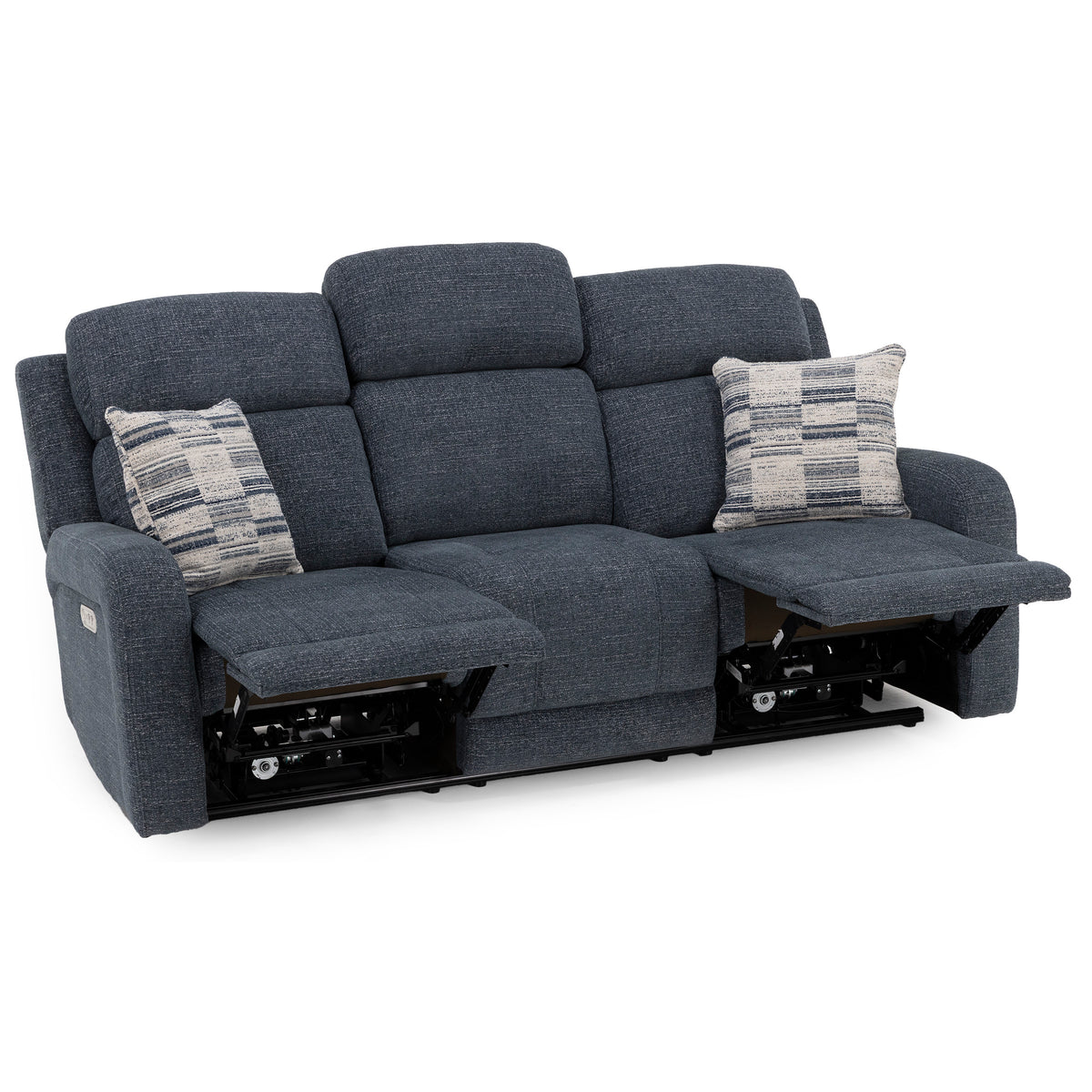 Pacific Pwr Hdrst Auto Glide Reclining Sofa W Drop Down Table