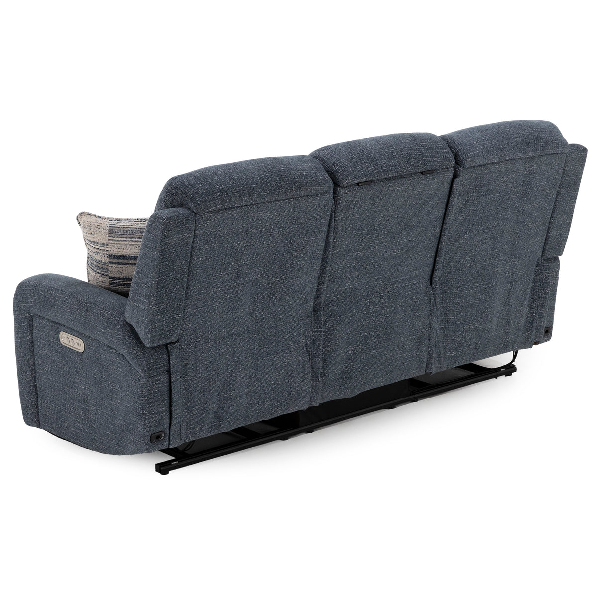Pacific Pwr Hdrst Auto Glide Reclining Sofa W Drop Down Table