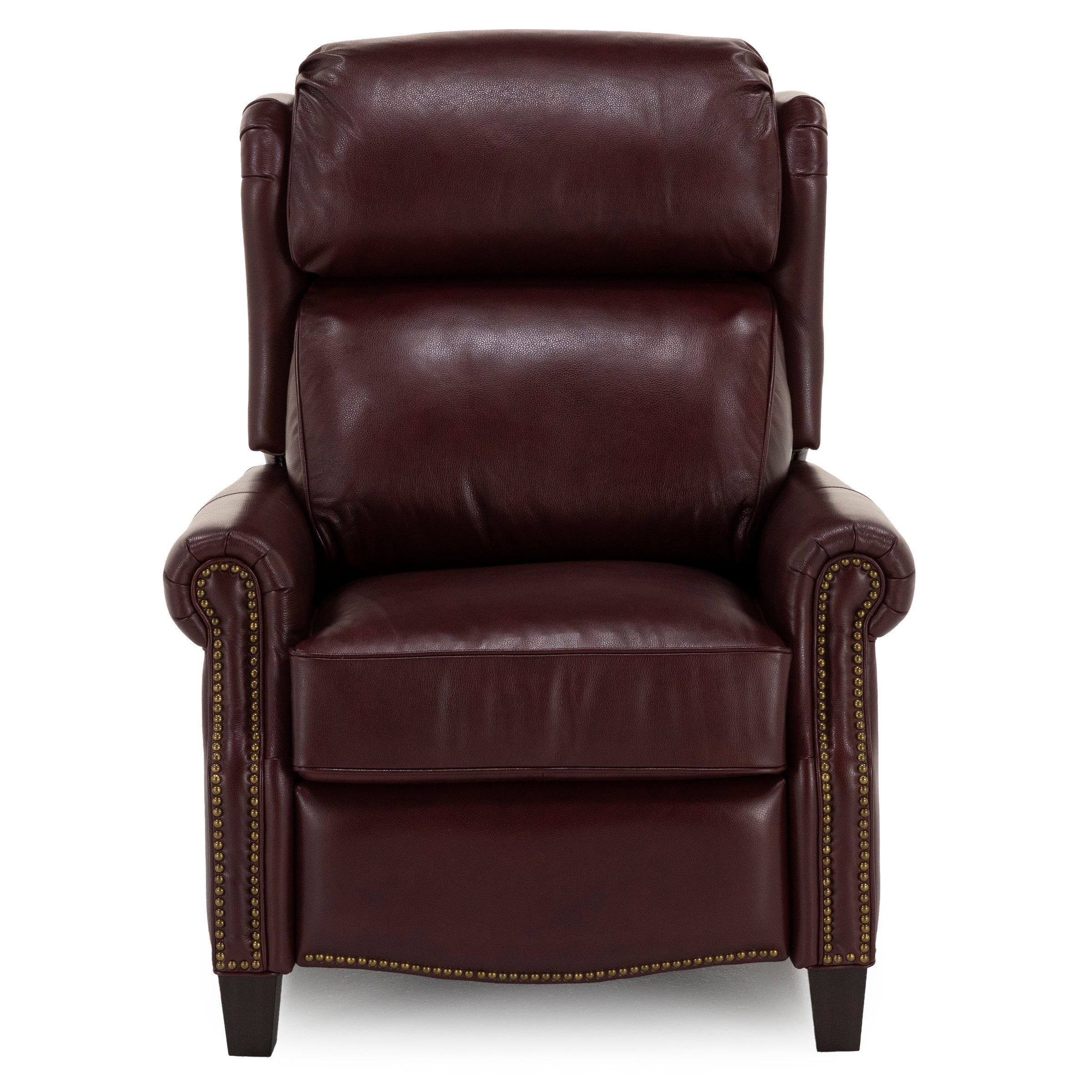 Gordon Leather High Leg Wing Back Recliner