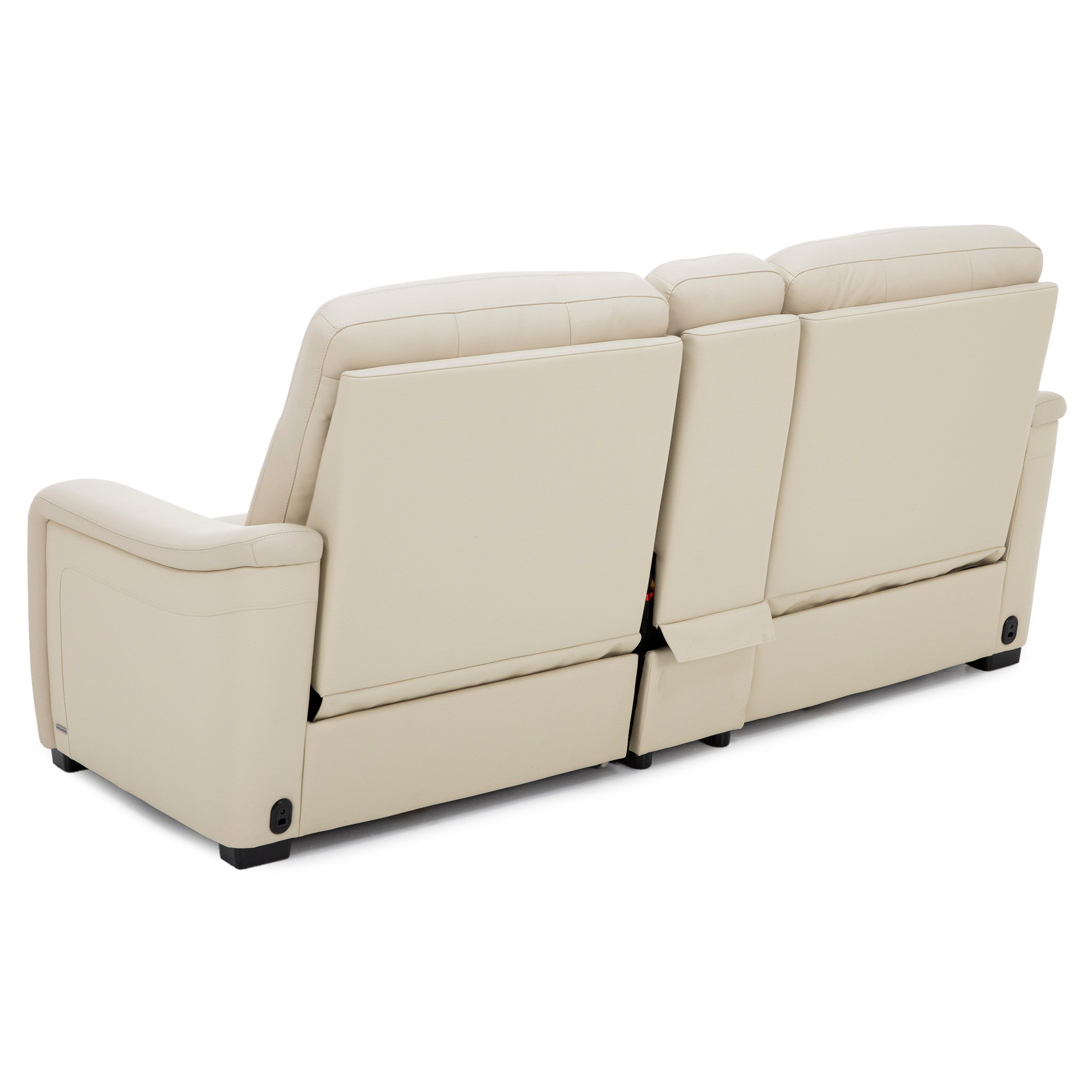 Drew & Jonathan Home Drew And Jonathan Home Newport 3-Pc. Leather Power Headrest Console Reclining L