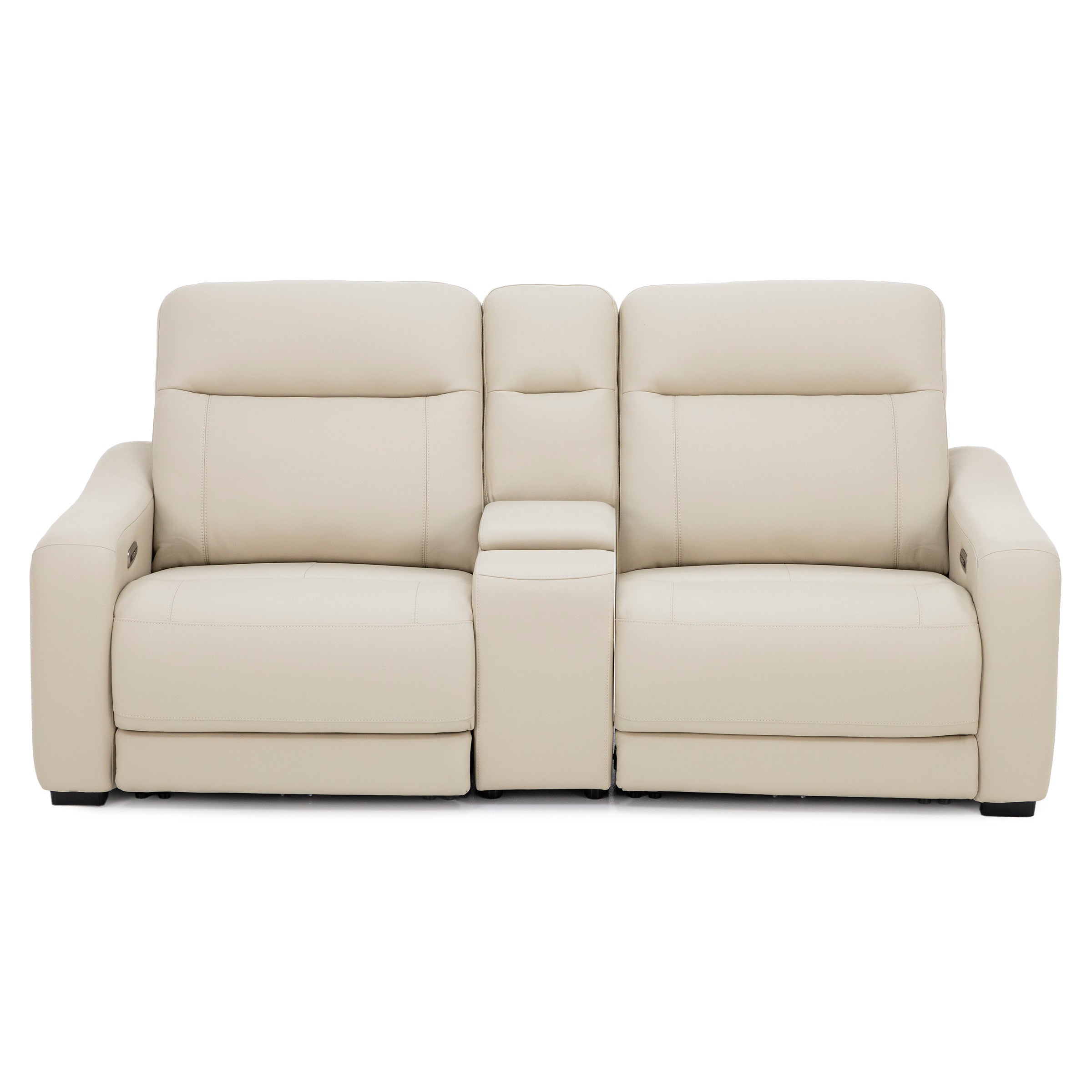 Drew & Jonathan Home Drew And Jonathan Home Newport 3-Pc. Leather Power Headrest Console Reclining L